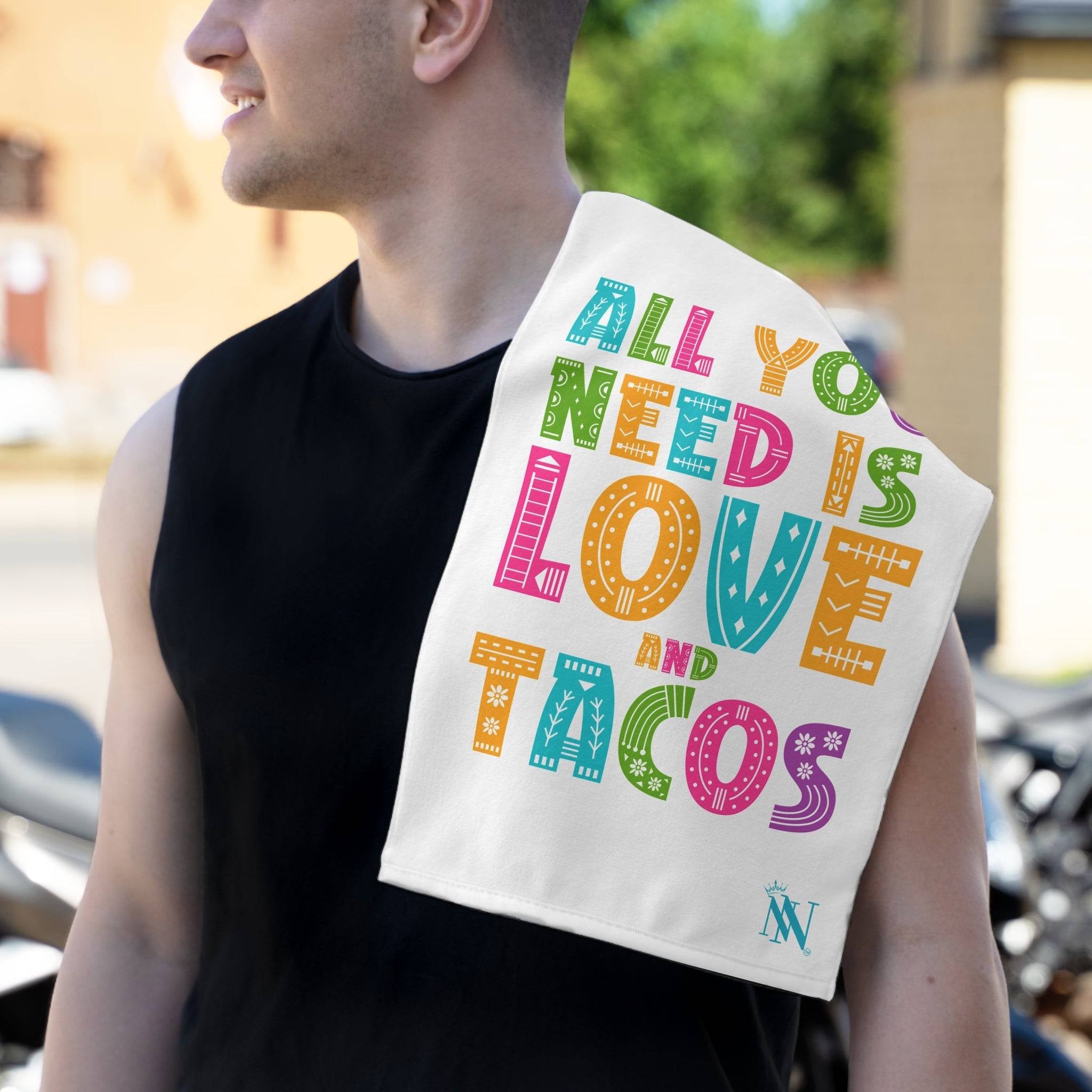 All You Need is Love & Tacos | Mix & Match Soft Fun-Flirty Lovers’ Towels
