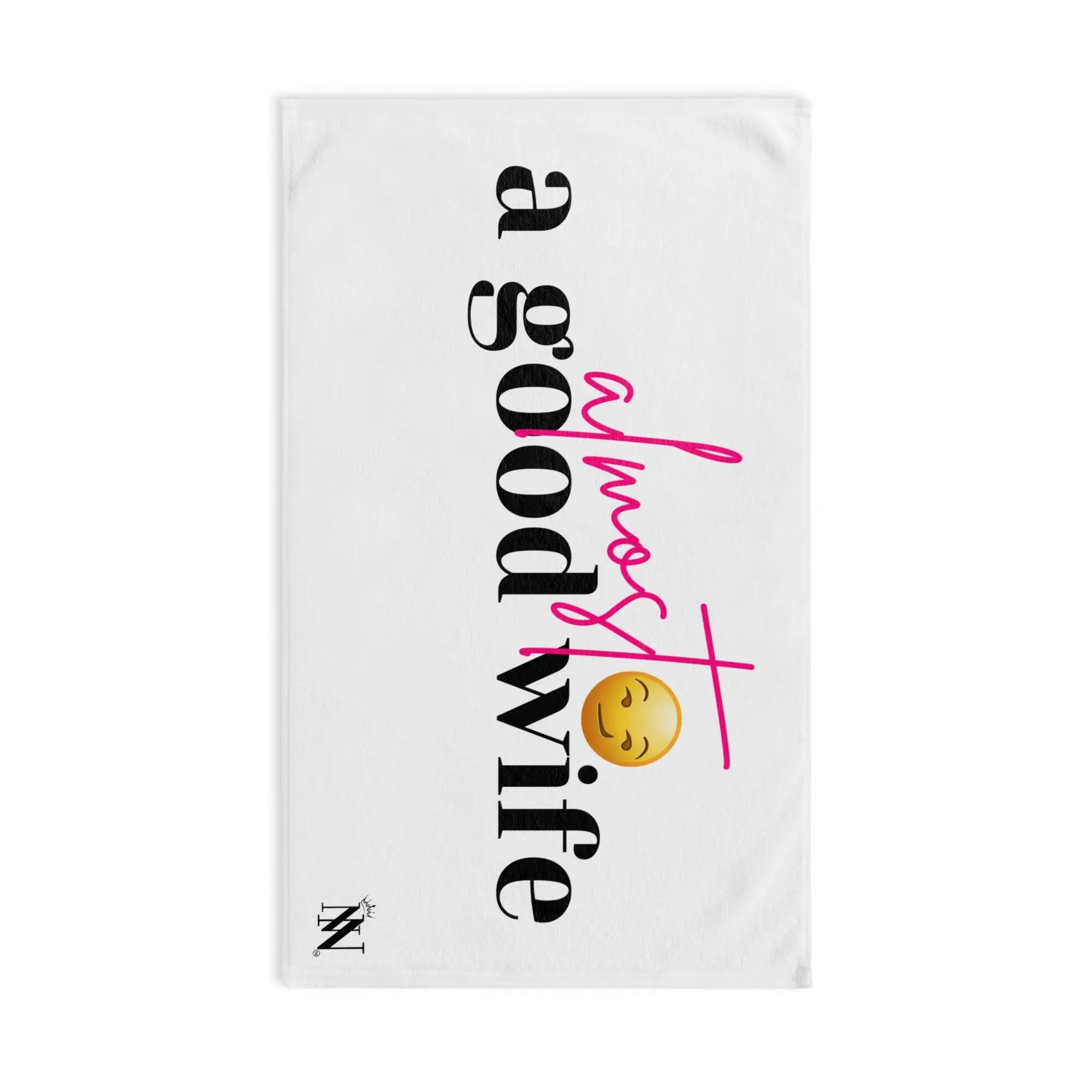 Almost a Good Wife Emoji | Mix & Match Original Fun-Flirty Lovers’ Towels