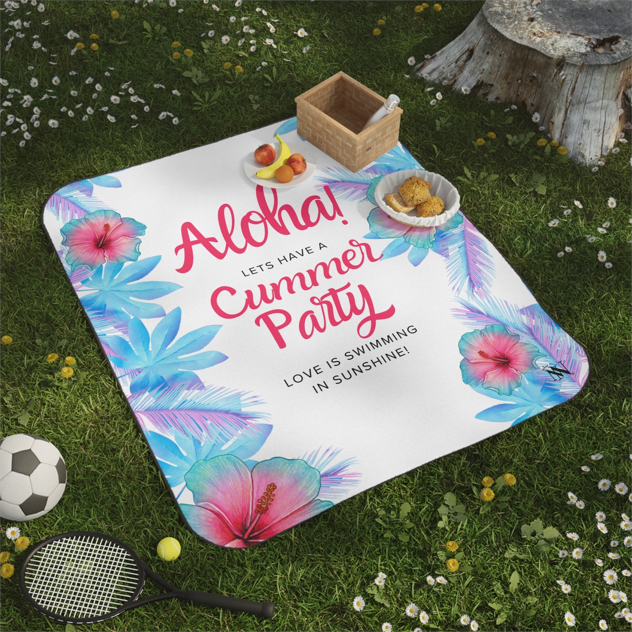 Aloha! Cummer Party | Mix Match Fun-Flirty Lovers’ Water-Resistant Blankets