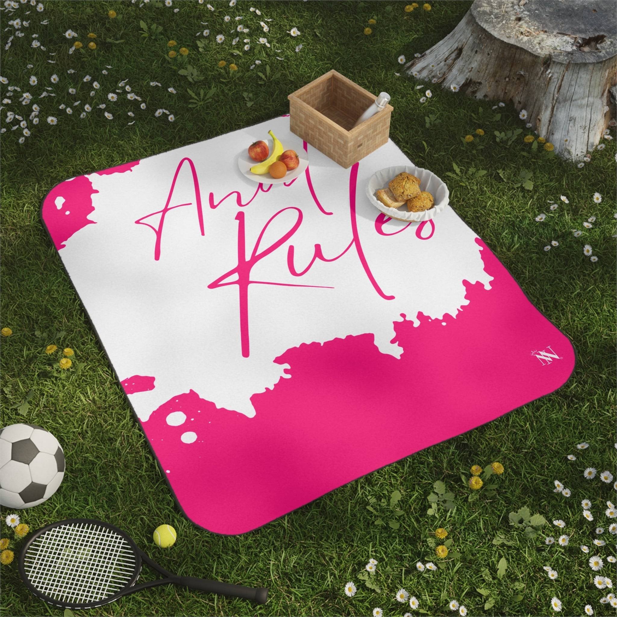 Anal Rules | Mix Match Fun-Flirty Lovers’ Water-Resistant Blankets