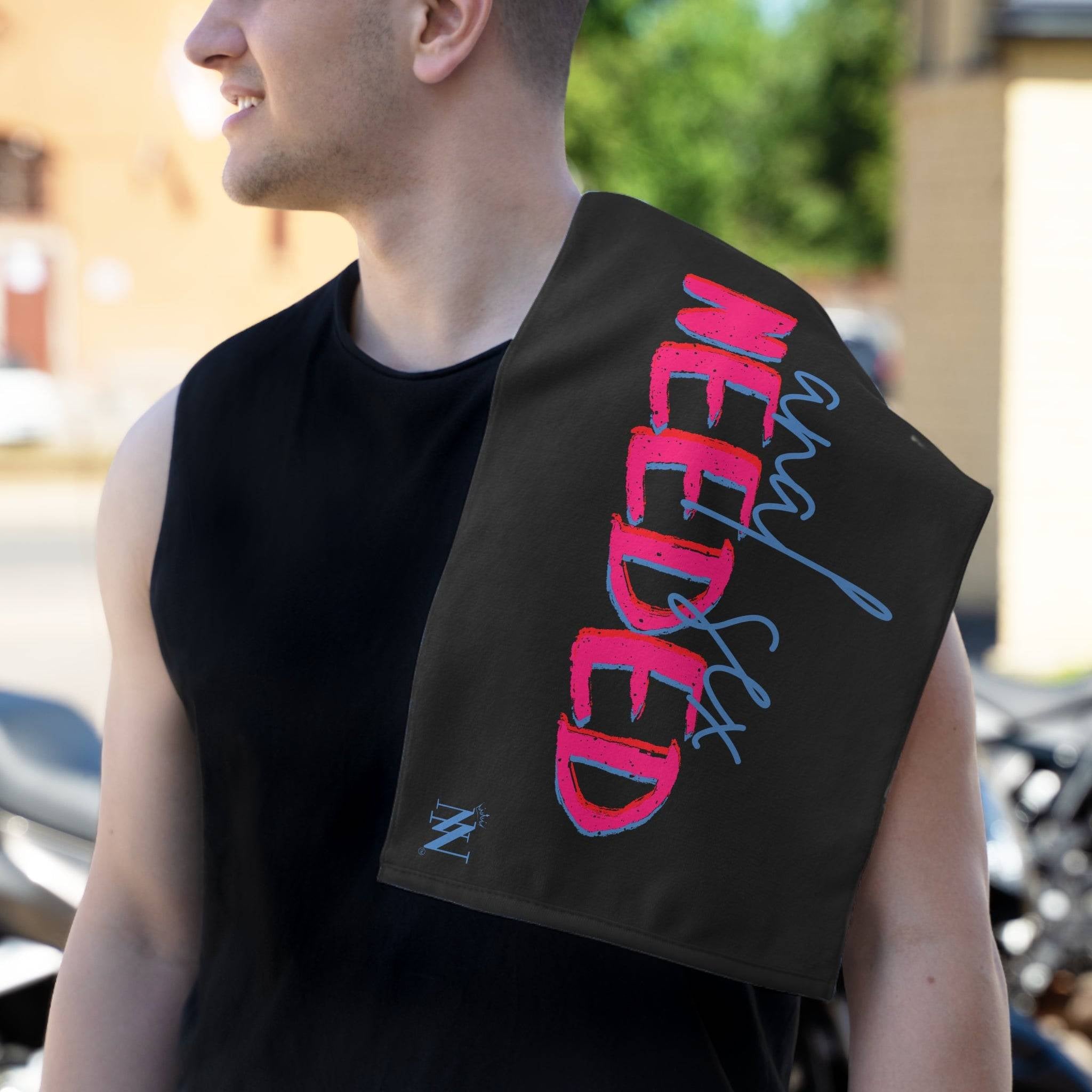 Anal Sex Needed Black | Mix & Match Soft Sex Towels | Flirty Loversâ Gifts