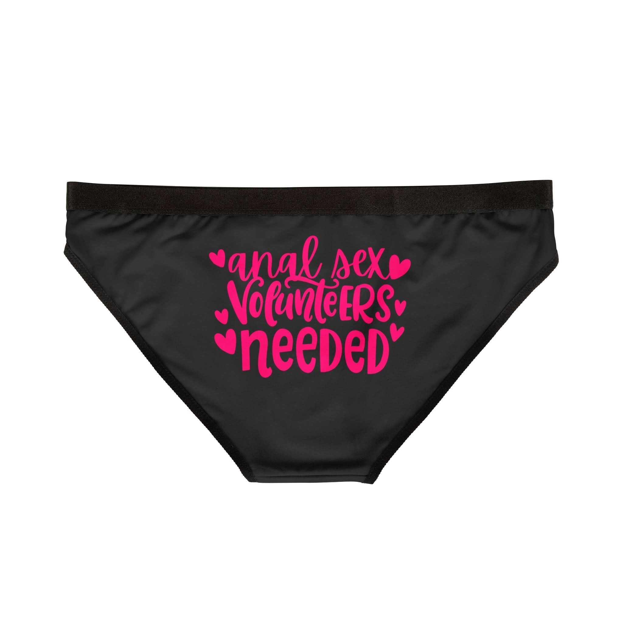 Anal Sex Volunteers Needed | Mix & Match Women’s Fun-Flirty Lovers’ Panties