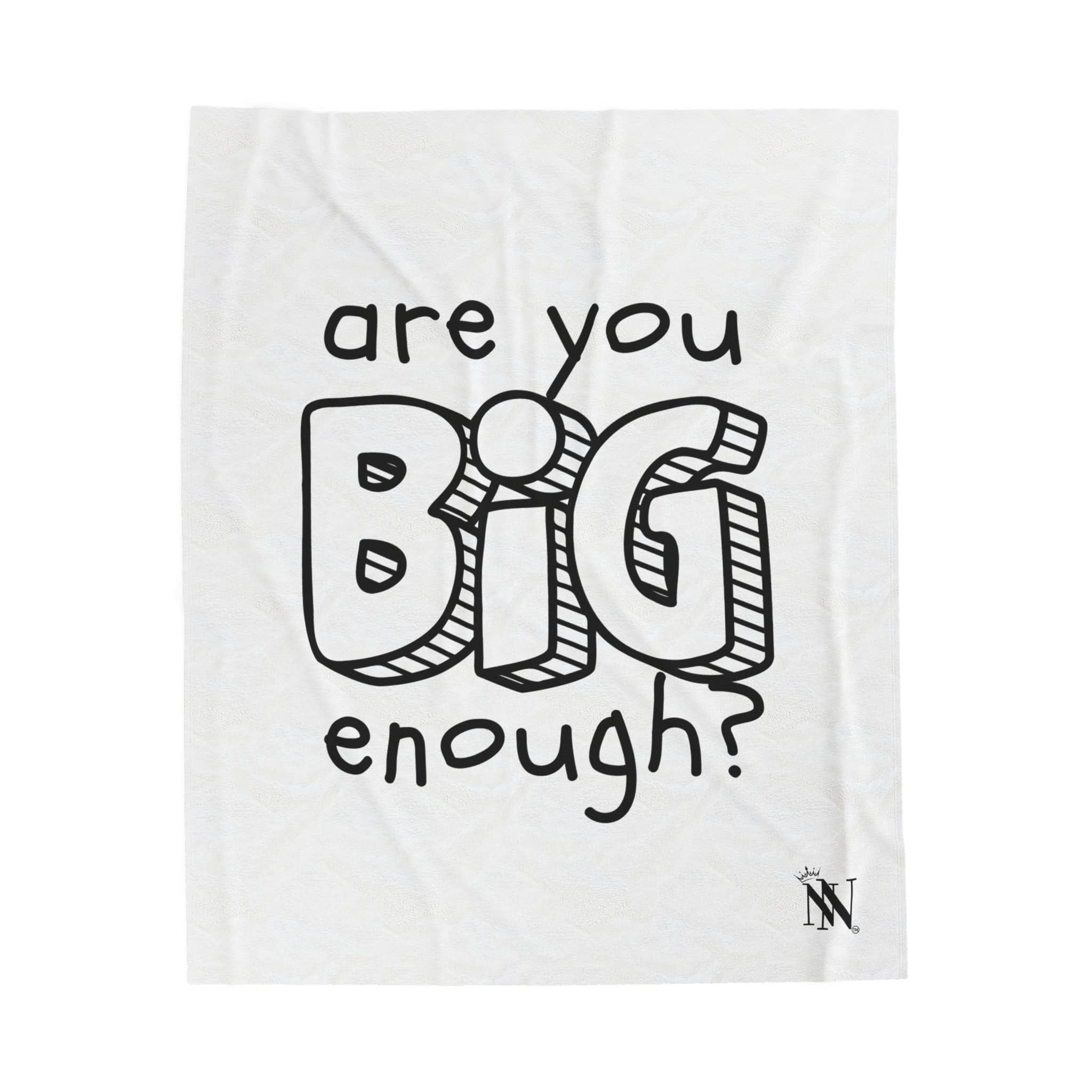 Are You Big Enough? | Mix & Match Fun-Flirty Lovers’ Blankets