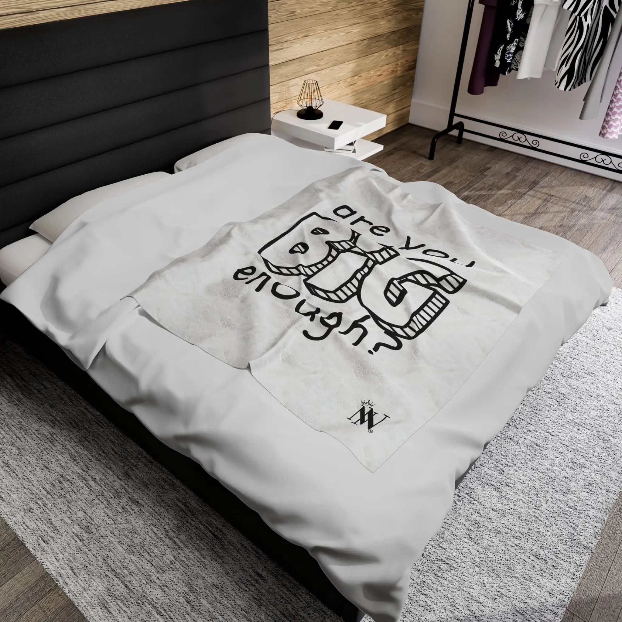 Are You Big Enough? | Mix & Match Fun-Flirty Lovers’ Blankets