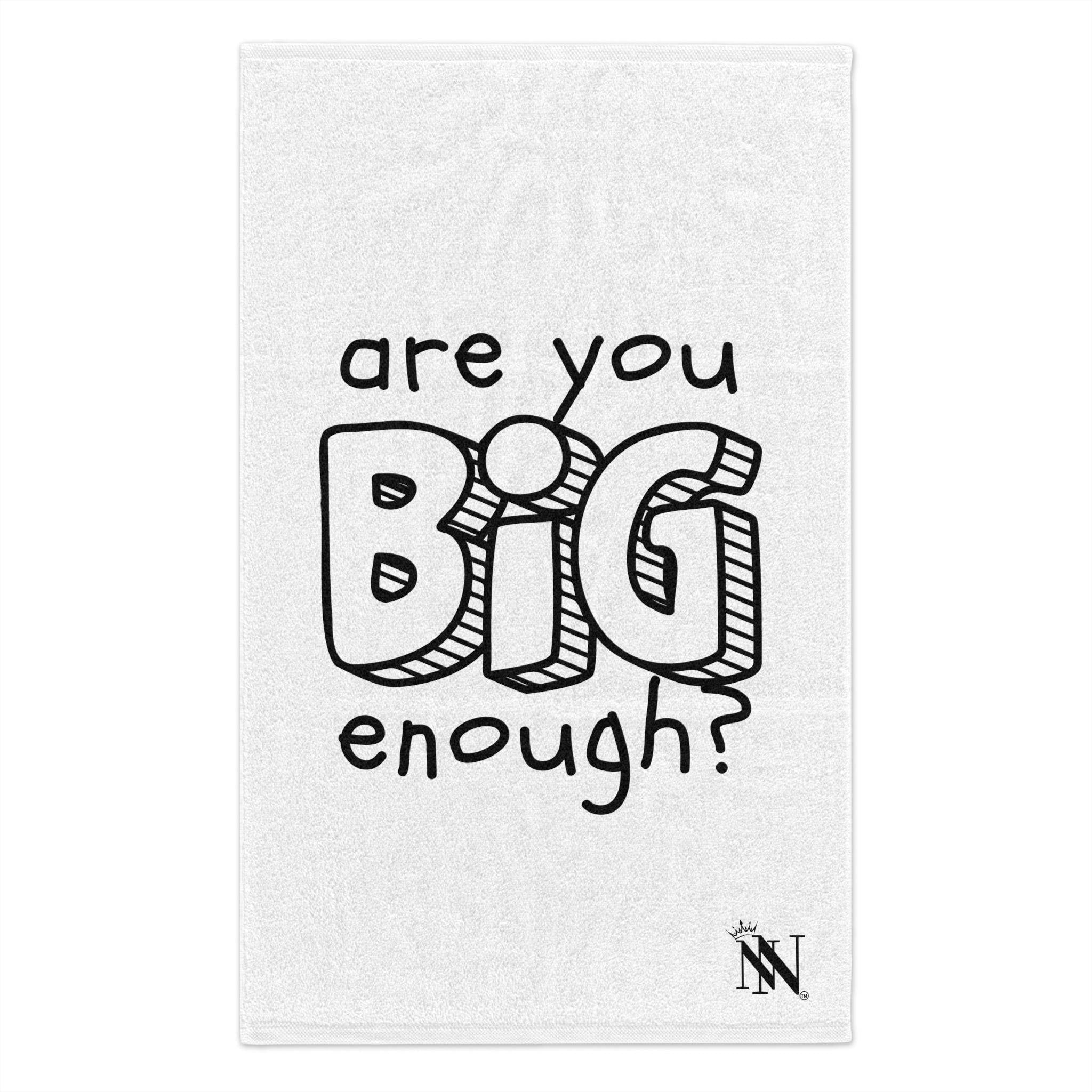 Are You Big Enough? | Mix & Match Soft Fun-Flirty Lovers’ Towels
