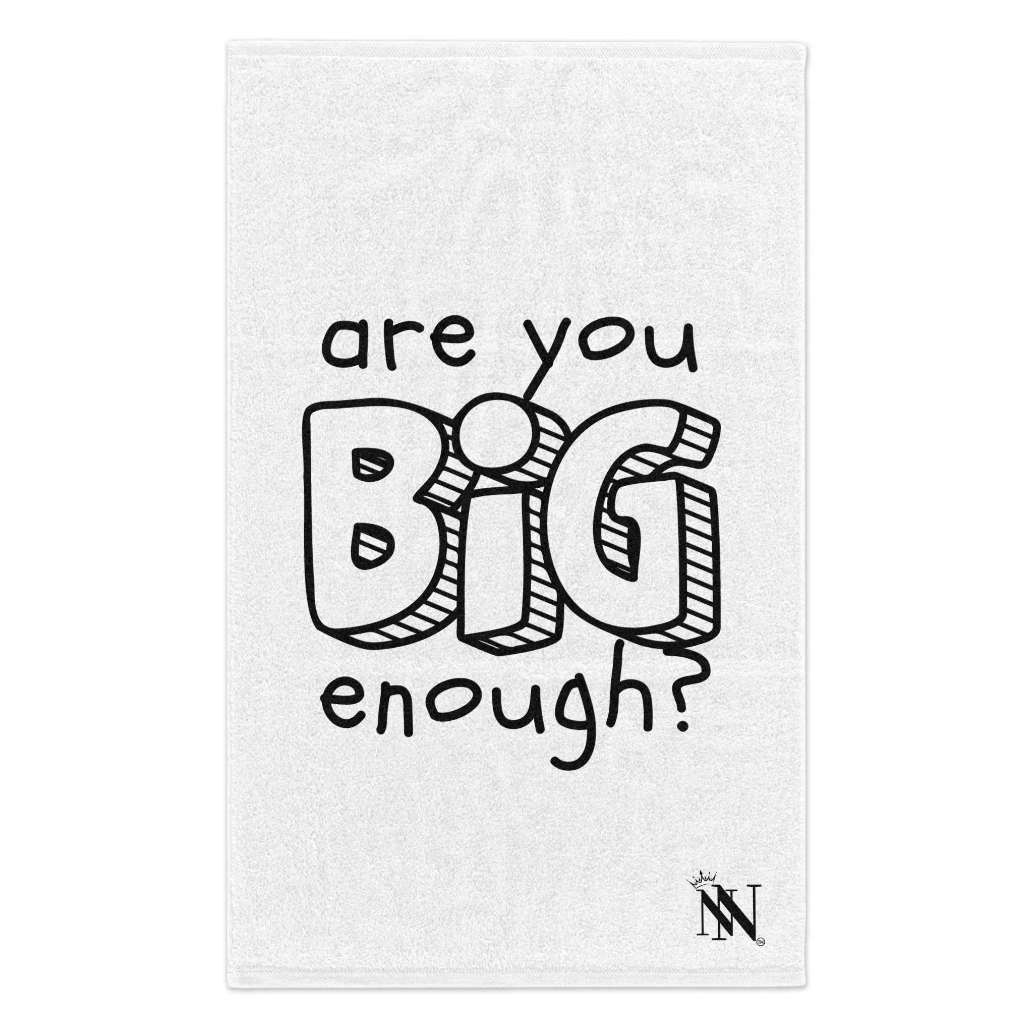Are You Big Enough? | Mix & Match Soft Fun-Flirty Lovers’ Towels