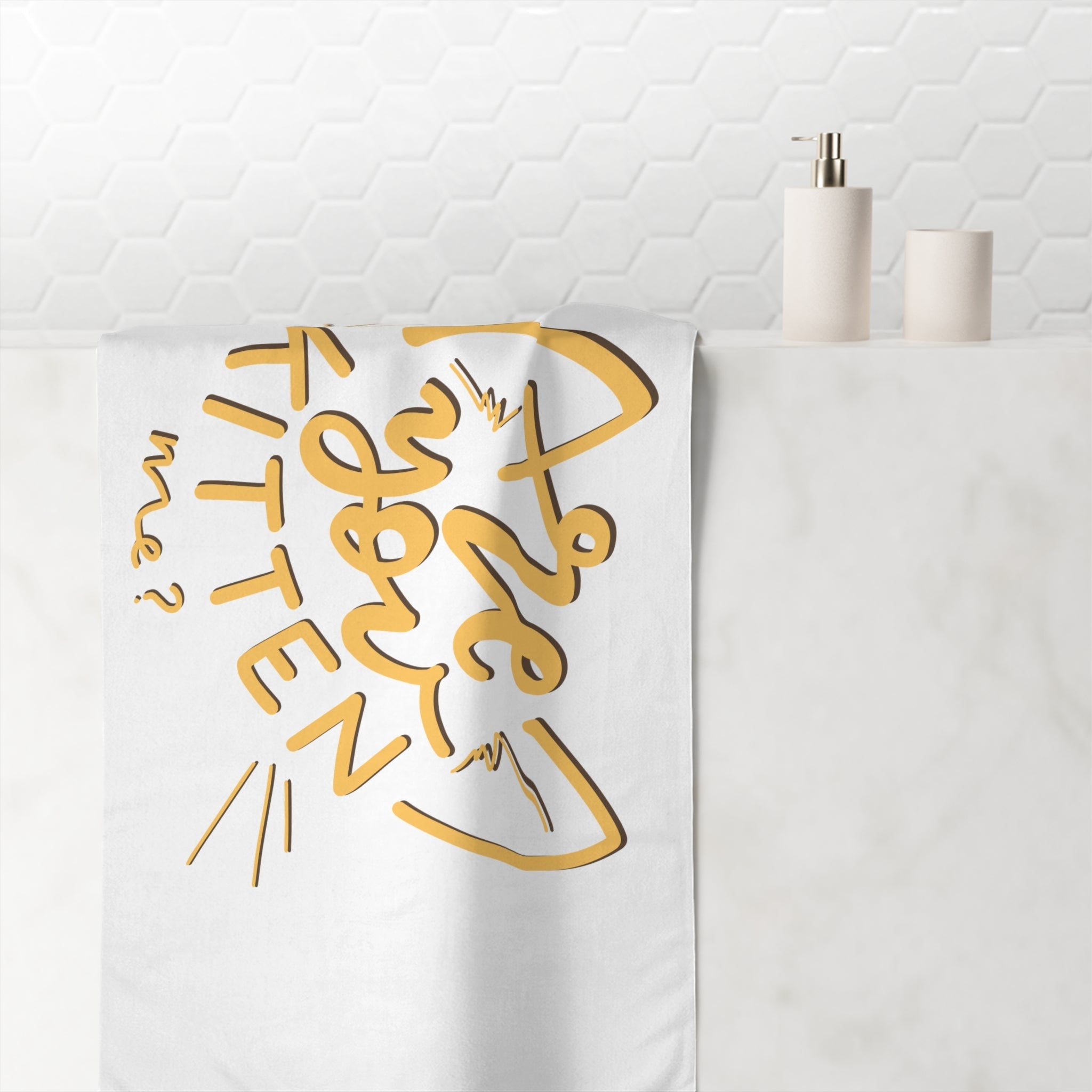 Are You Kitten Me? | Mix & Match XL Fun-Flirty Lovers’ Towels