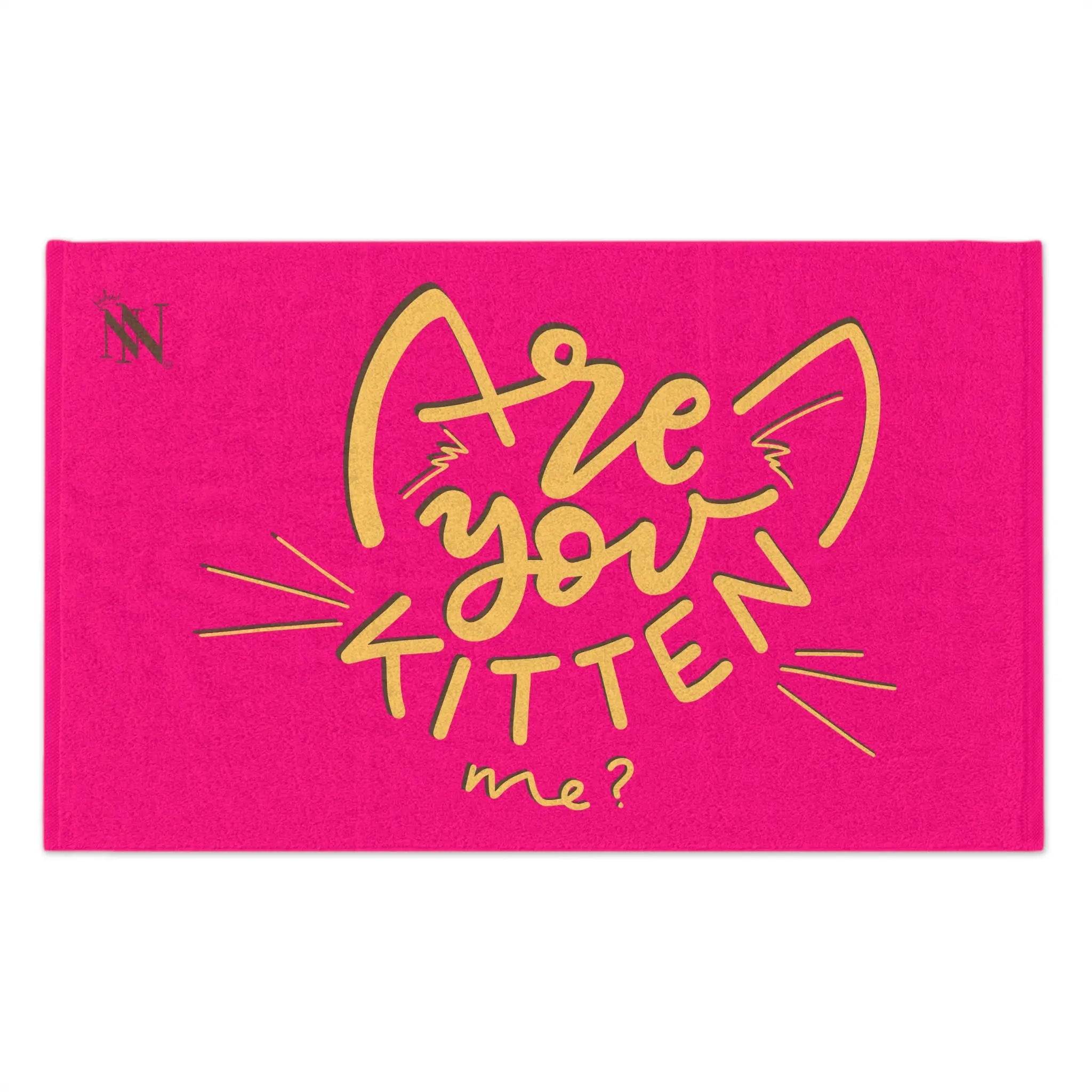 Are You Kitten Me? Pink | Mix & Match Soft Fun-Flirty Lovers’ Towels