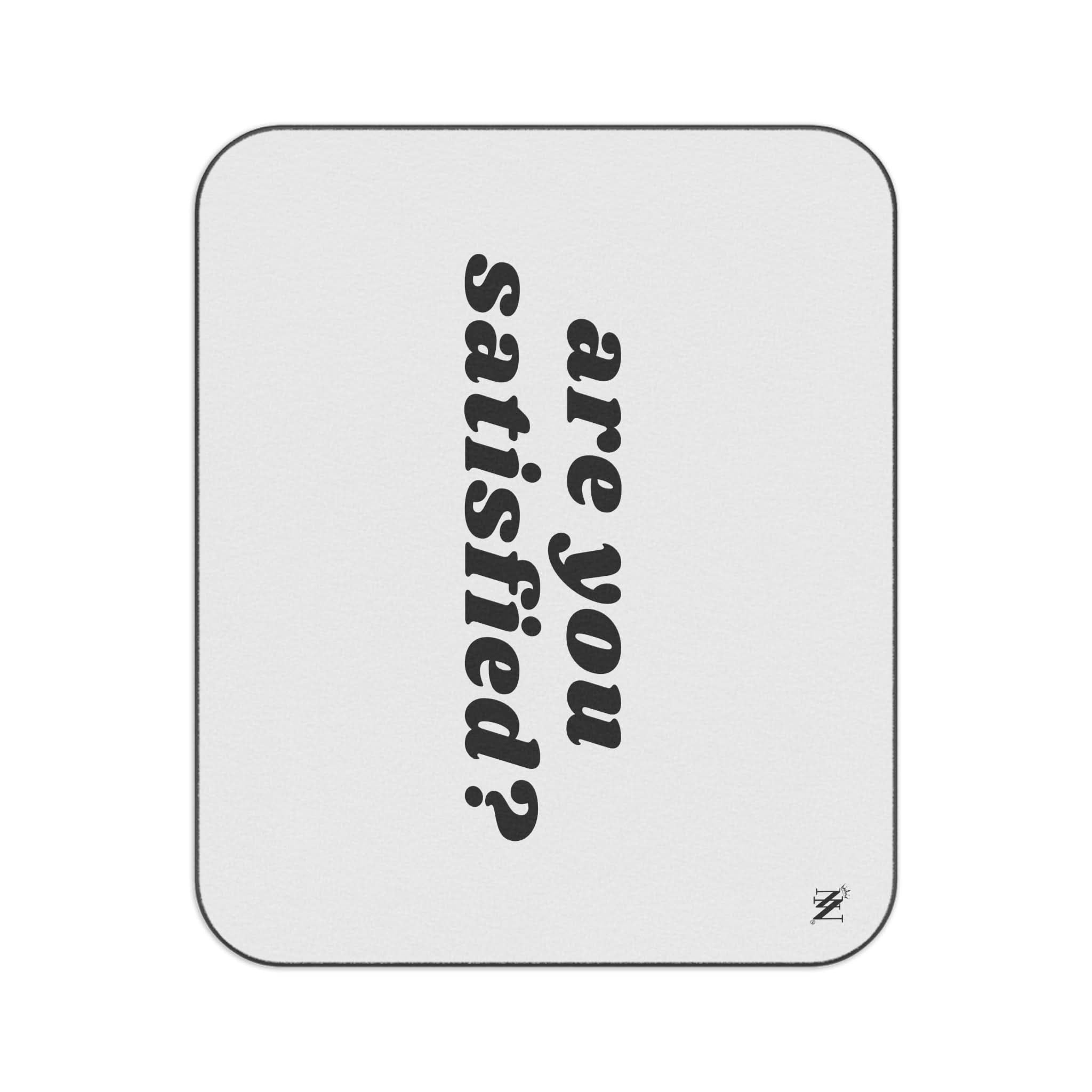 Are You Satisfied? | Mix Match Fun-Flirty Lovers’ Water-Resistant Blankets