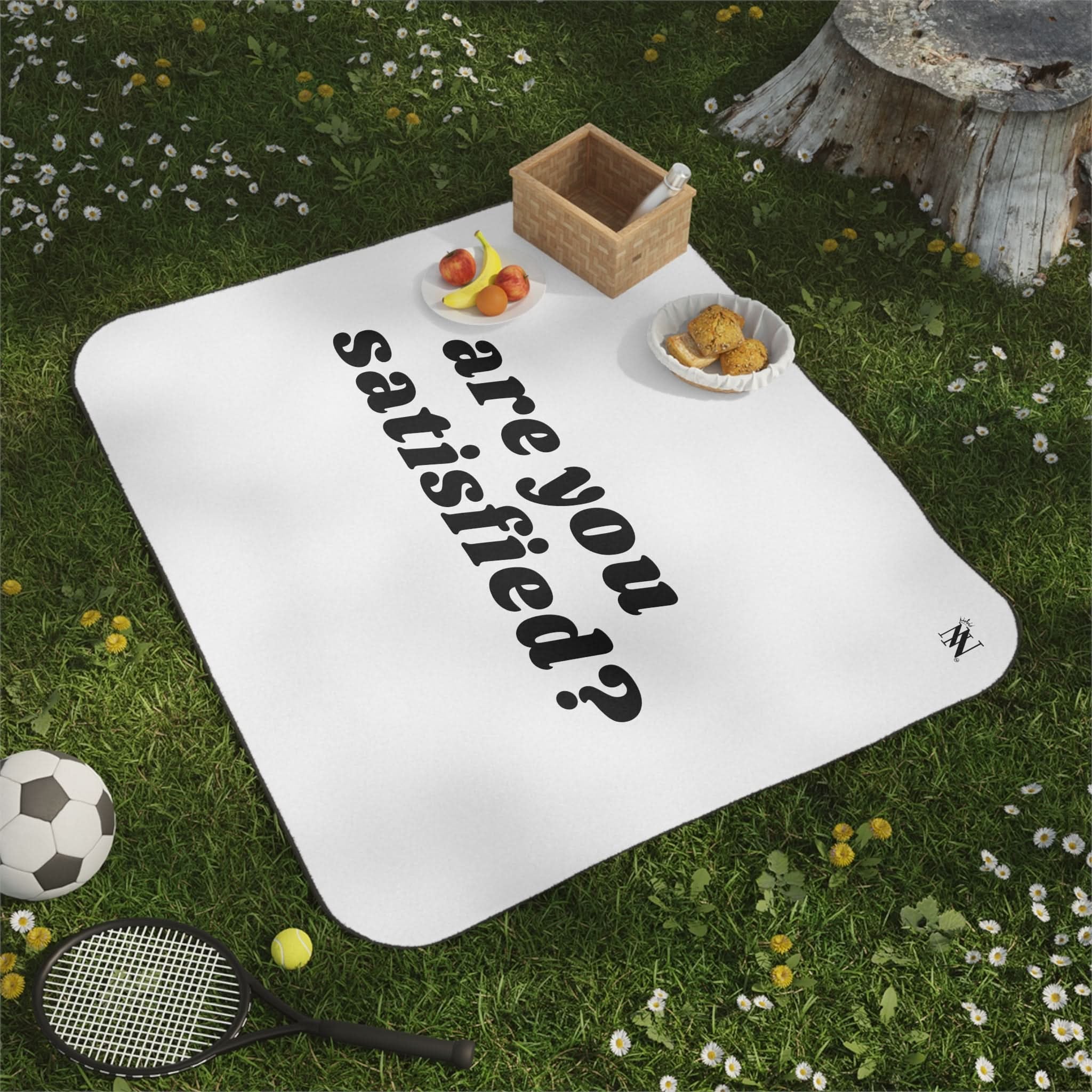 Are You Satisfied? | Mix Match Fun-Flirty Lovers’ Water-Resistant Blankets