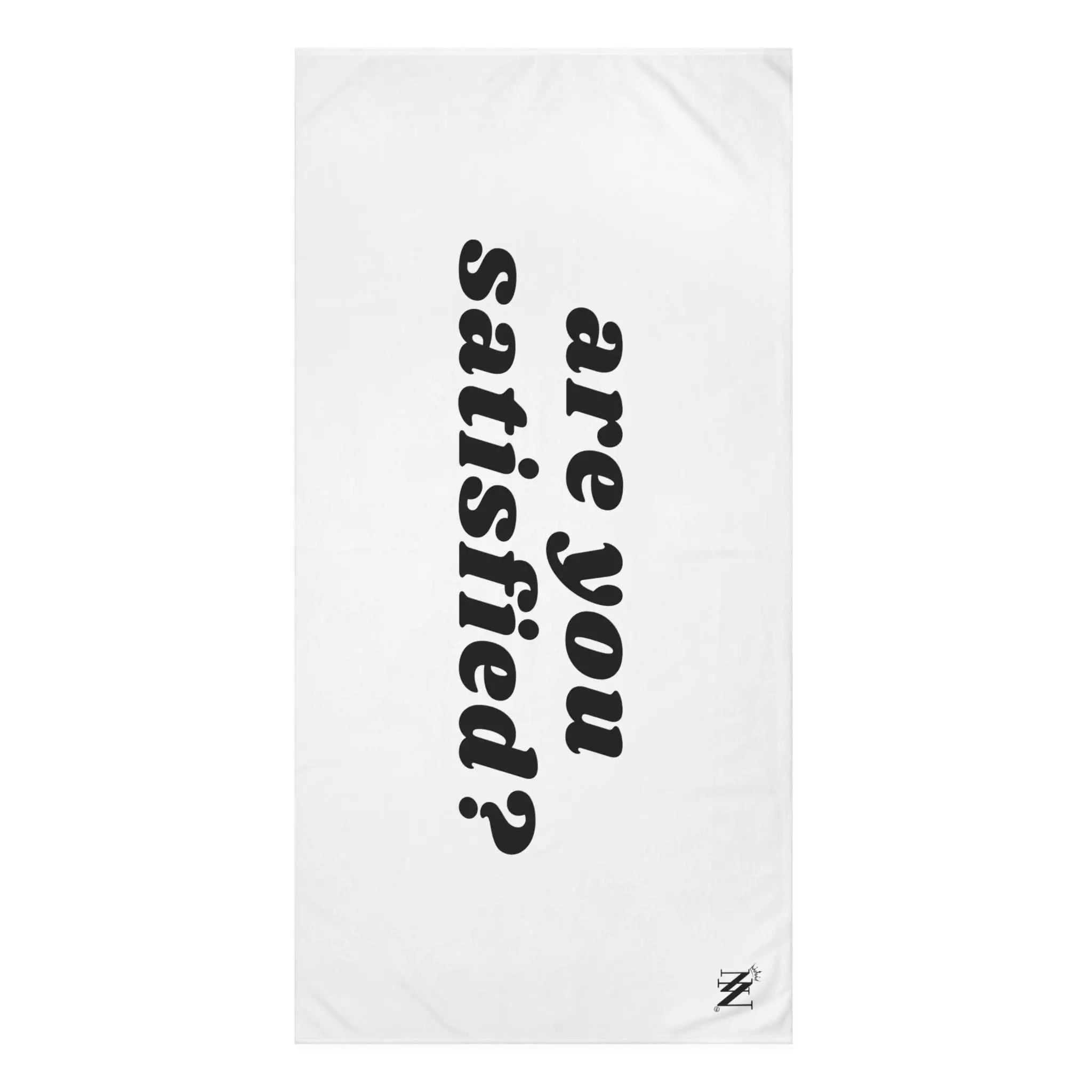 Are You Satisfied? | Mix & Match Naughty XL Fun-Flirty Lovers’ Towels