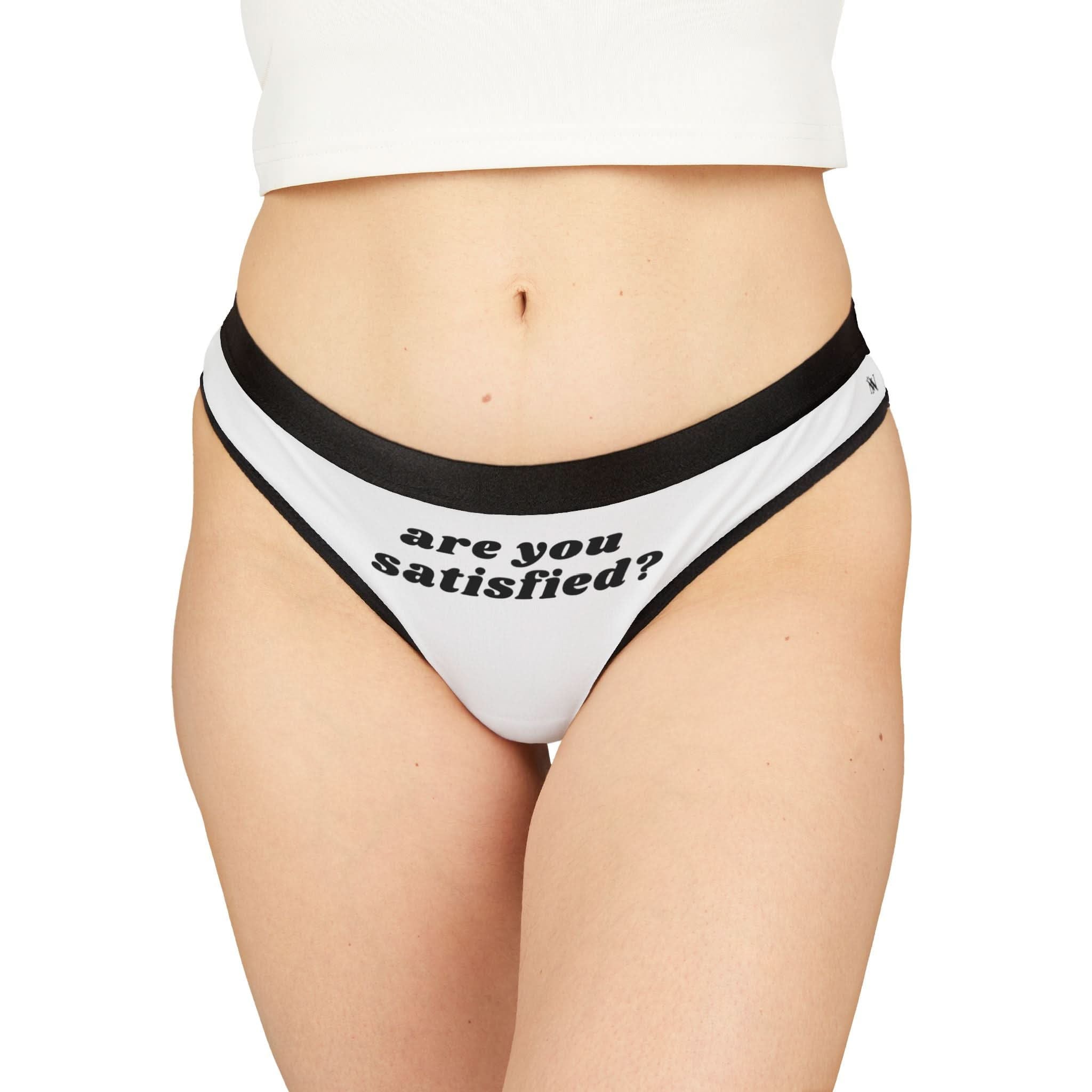 Are You Satisfied? Mix Match Women’s Thong Sex Panties | Playful Gifts