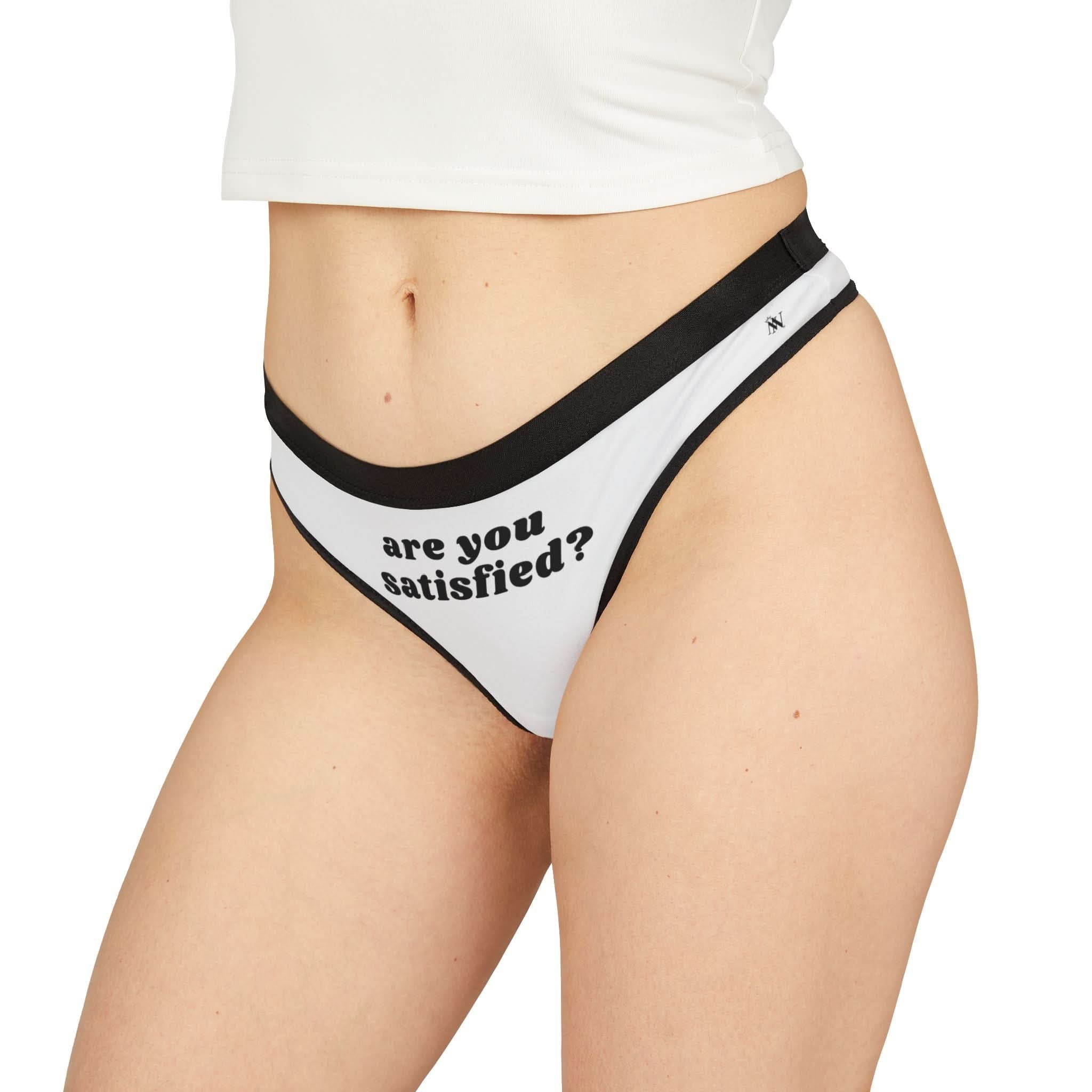 Are You Satisfied? Mix Match Women’s Thong Sex Panties | Playful Gifts