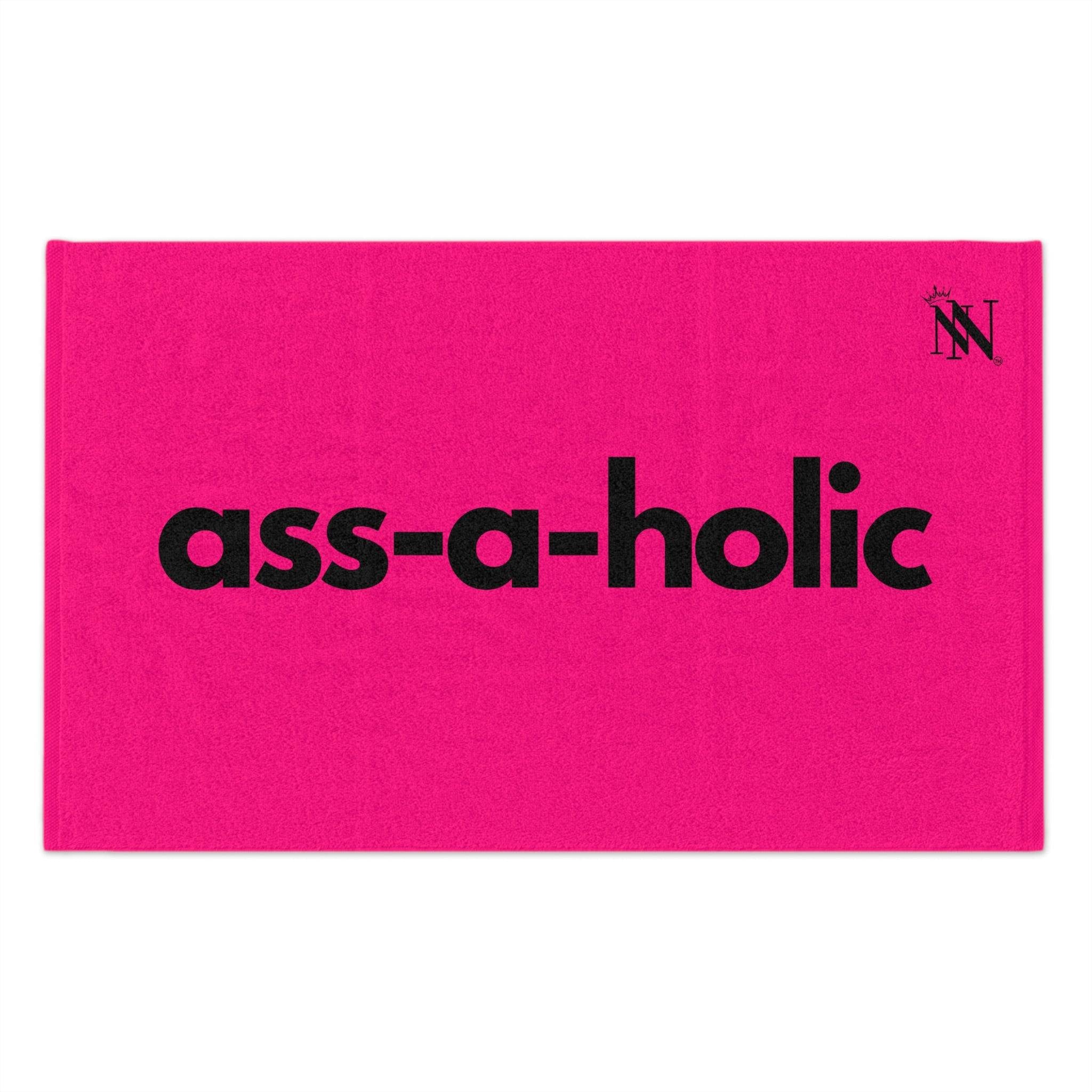 Ass-a-Holic Pink Mix & Match Soft Sex Towels | Flirty Lovers’ Gifts