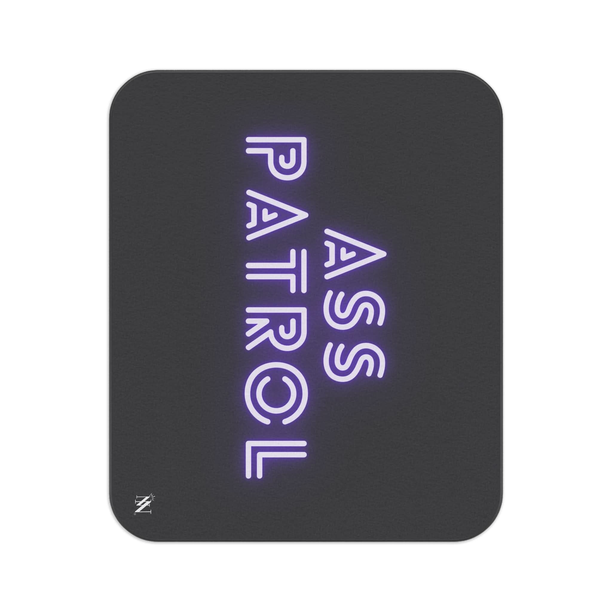 Ass Patrol | Mix Match Fun-Flirty Lovers’ Water-Resistant Blankets