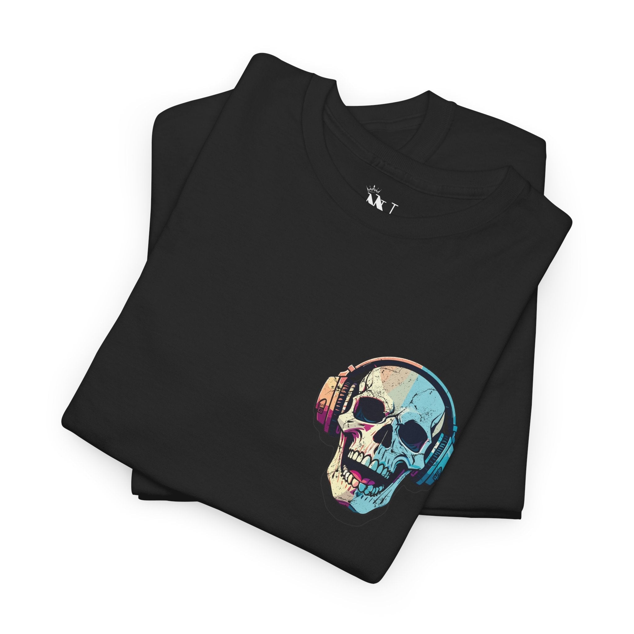 Audiophile Skull | Mix & Match 100% Cotton Unisex Fun-Flirty Lovers’ Tees