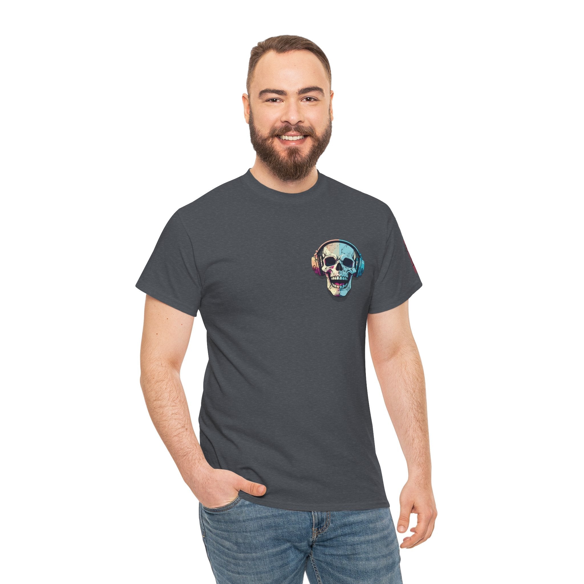 Audiophile Skull | Mix & Match 100% Cotton Unisex Fun-Flirty Lovers’ Tees