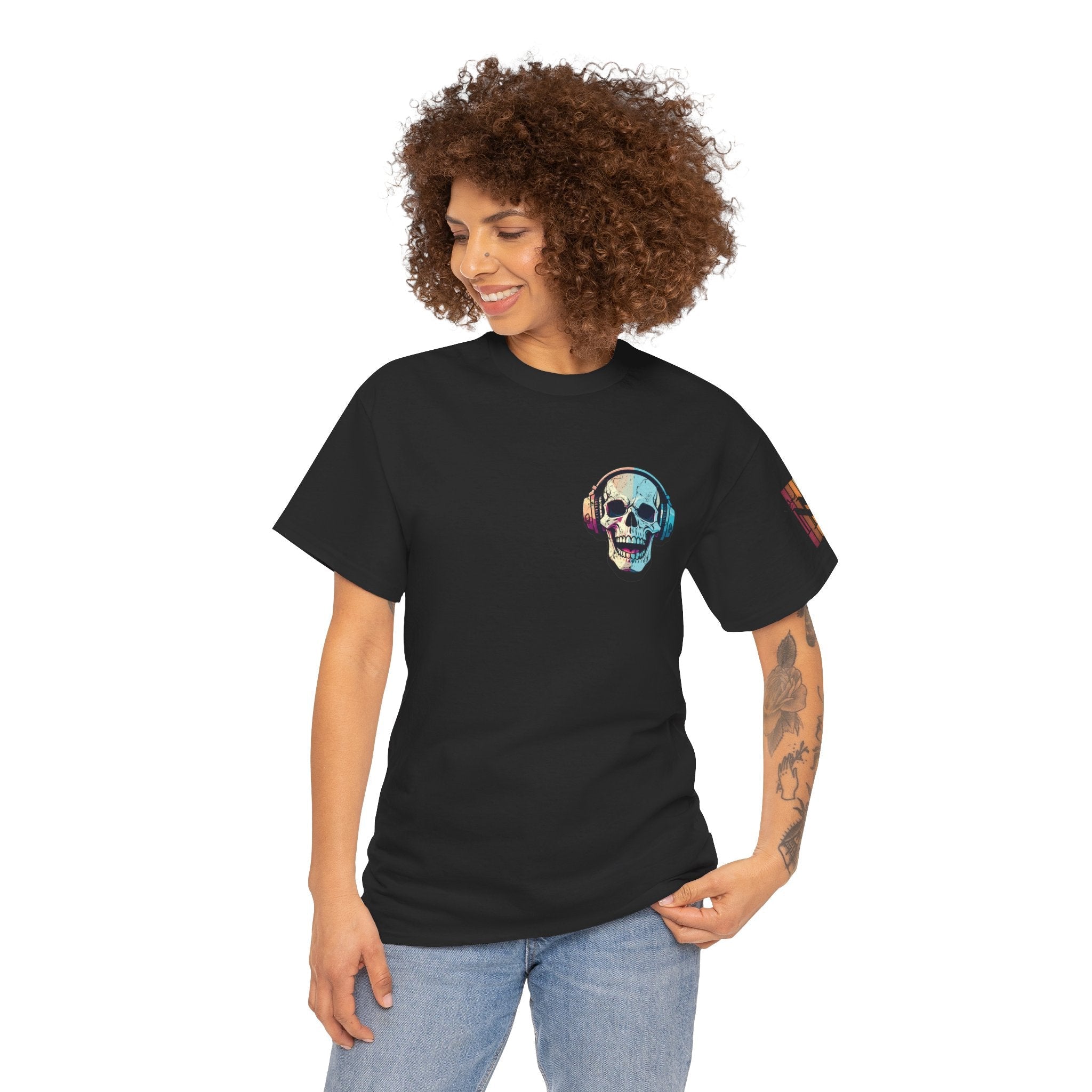 Audiophile Skull | Mix & Match 100% Cotton Unisex Fun-Flirty Lovers’ Tees