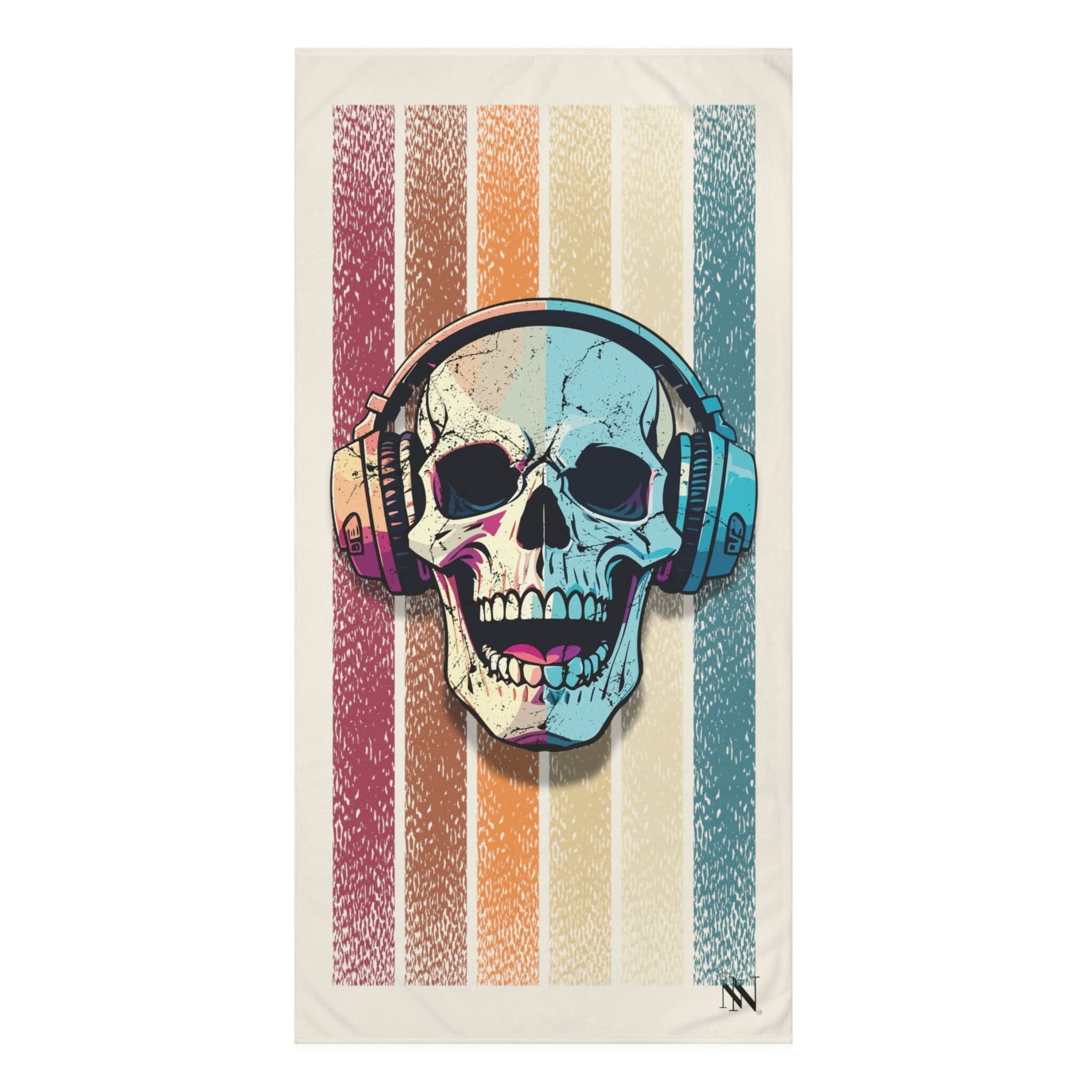 Audiophile Skull | Mix & Match Naughty XL Fun-Flirty Lovers’ Towels
