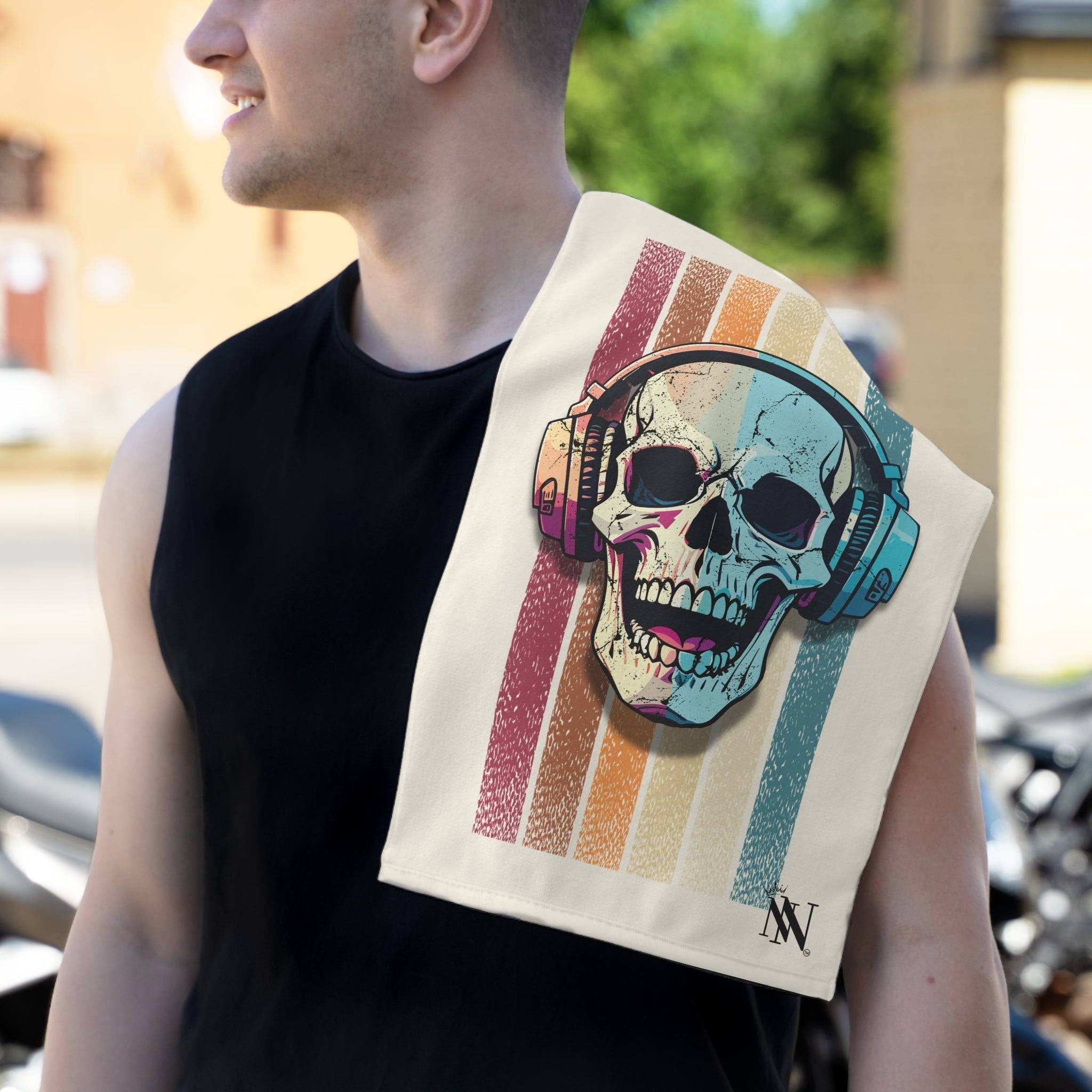 Audiophile Skull | Mix & Match Soft Fun-Flirty Lovers’ Towels