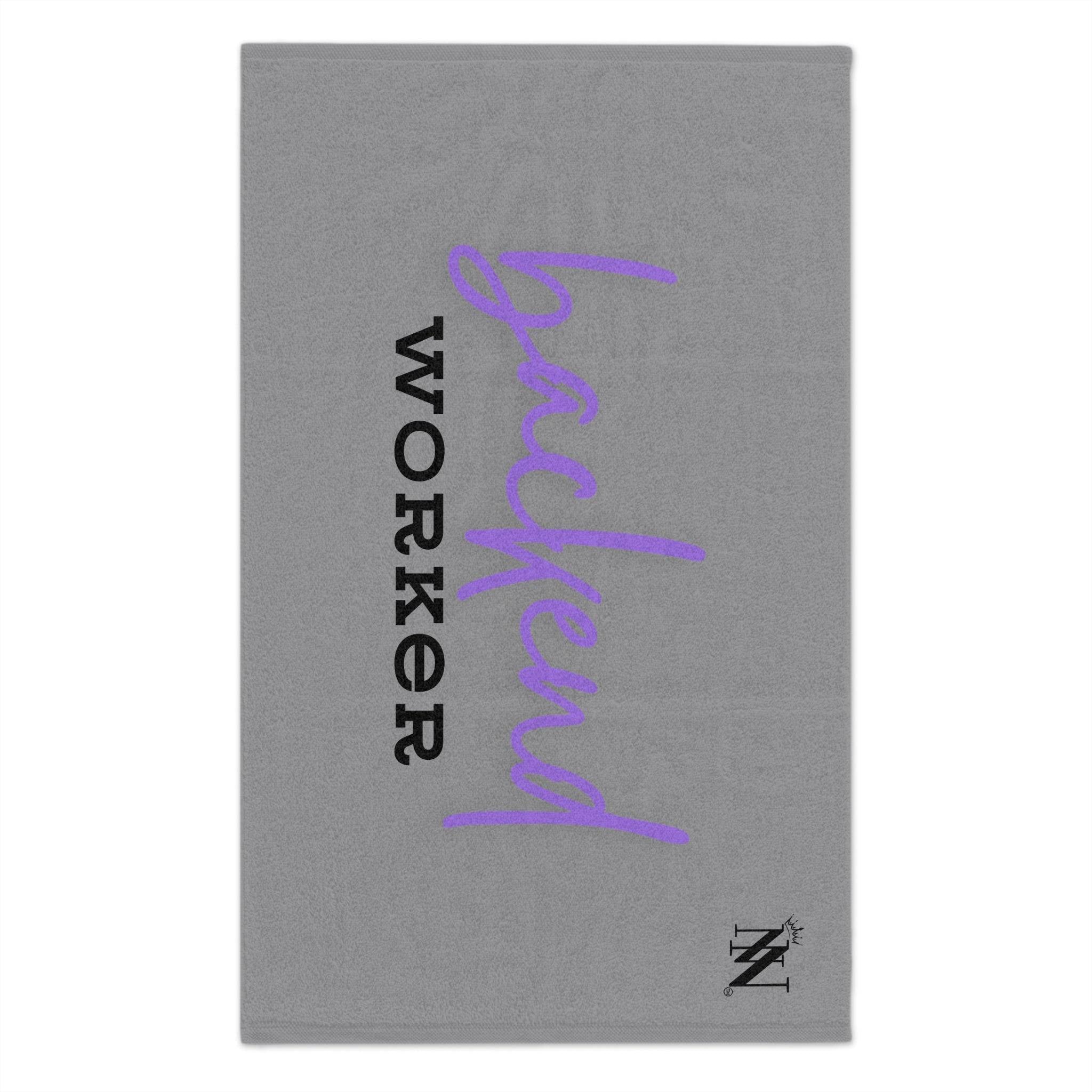 Backend Worker Grey Mix & Match Soft Sex Towels | Naughty Lovers’ Gifts