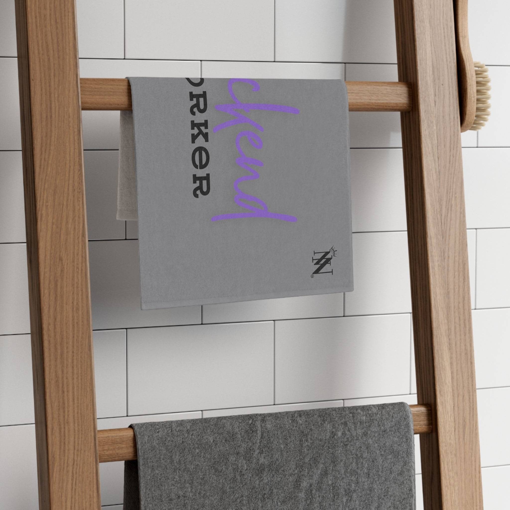 Backend Worker Grey Mix & Match Soft Sex Towels | Naughty Lovers’ Gifts