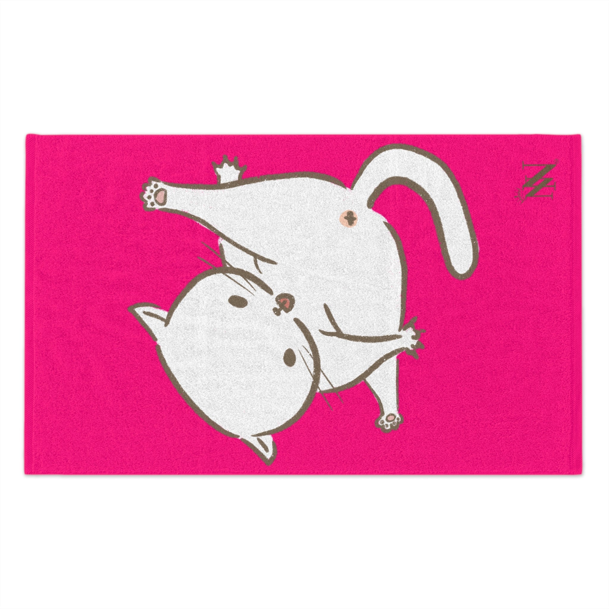 Bad Kitty Pink | Mix & Match Soft Fun-Flirty Lovers’ Towels