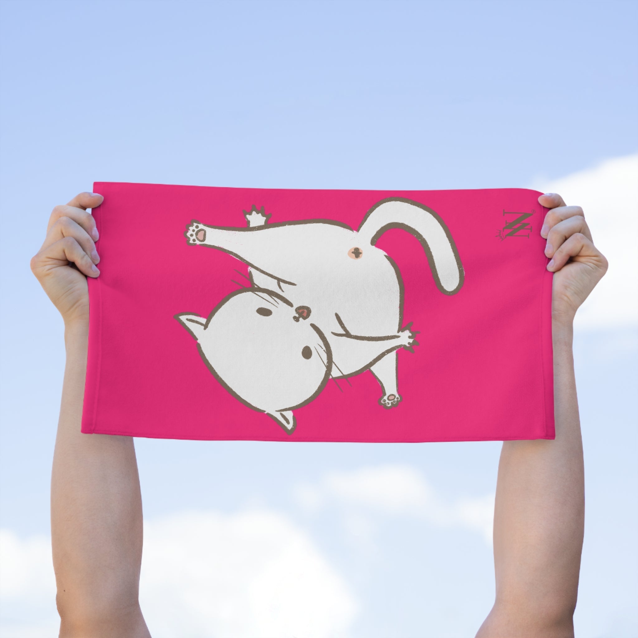 Bad Kitty Pink | Mix & Match Soft Fun-Flirty Lovers’ Towels