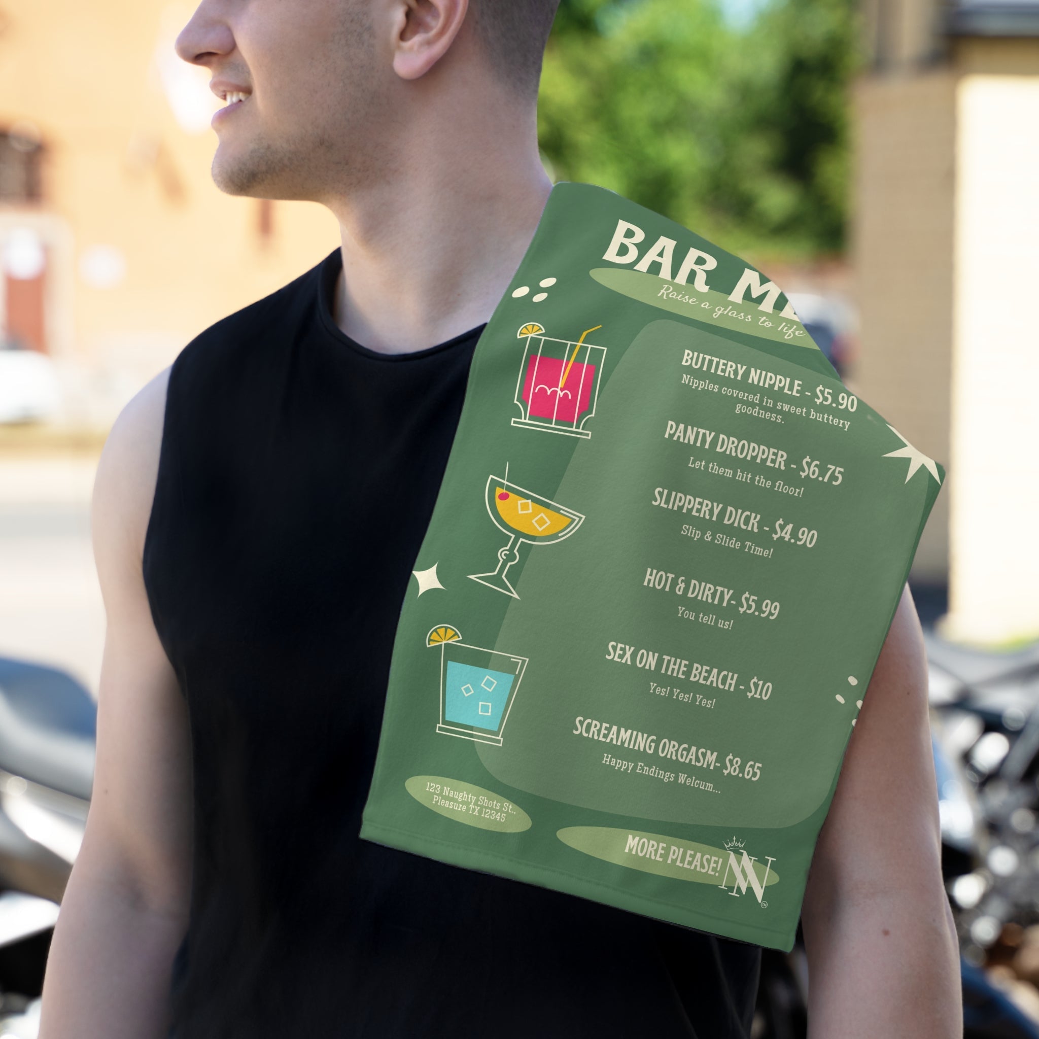 Bar Menu | Mix & Match Soft Fun-Flirty Lovers’ Towels