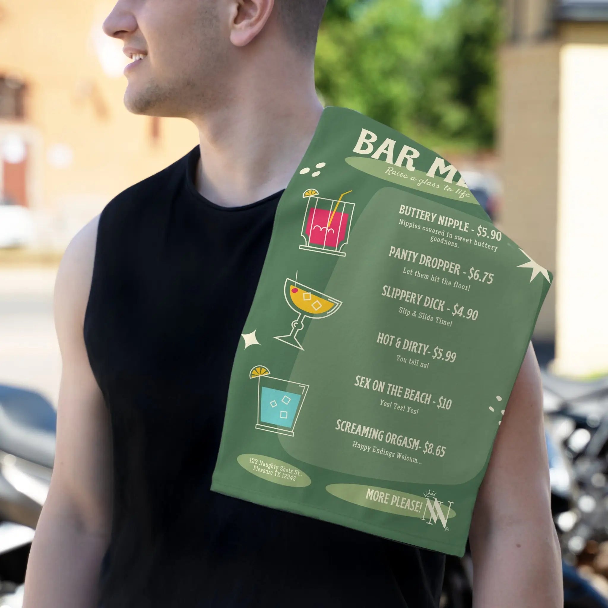 Bar Menu | Mix & Match Soft Fun-Flirty Lovers’ Towels