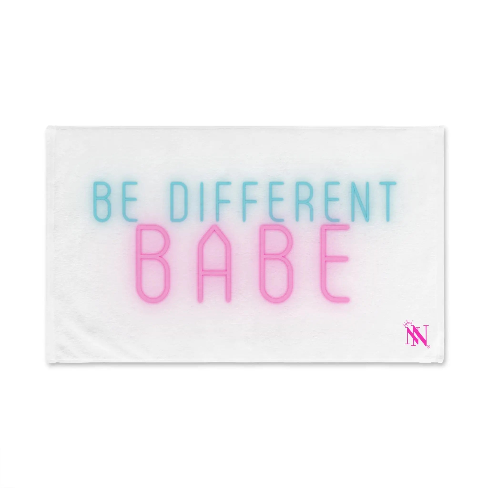 Be Different Babe White | Mix & Match Original Fun-Flirty Lovers’ Towels