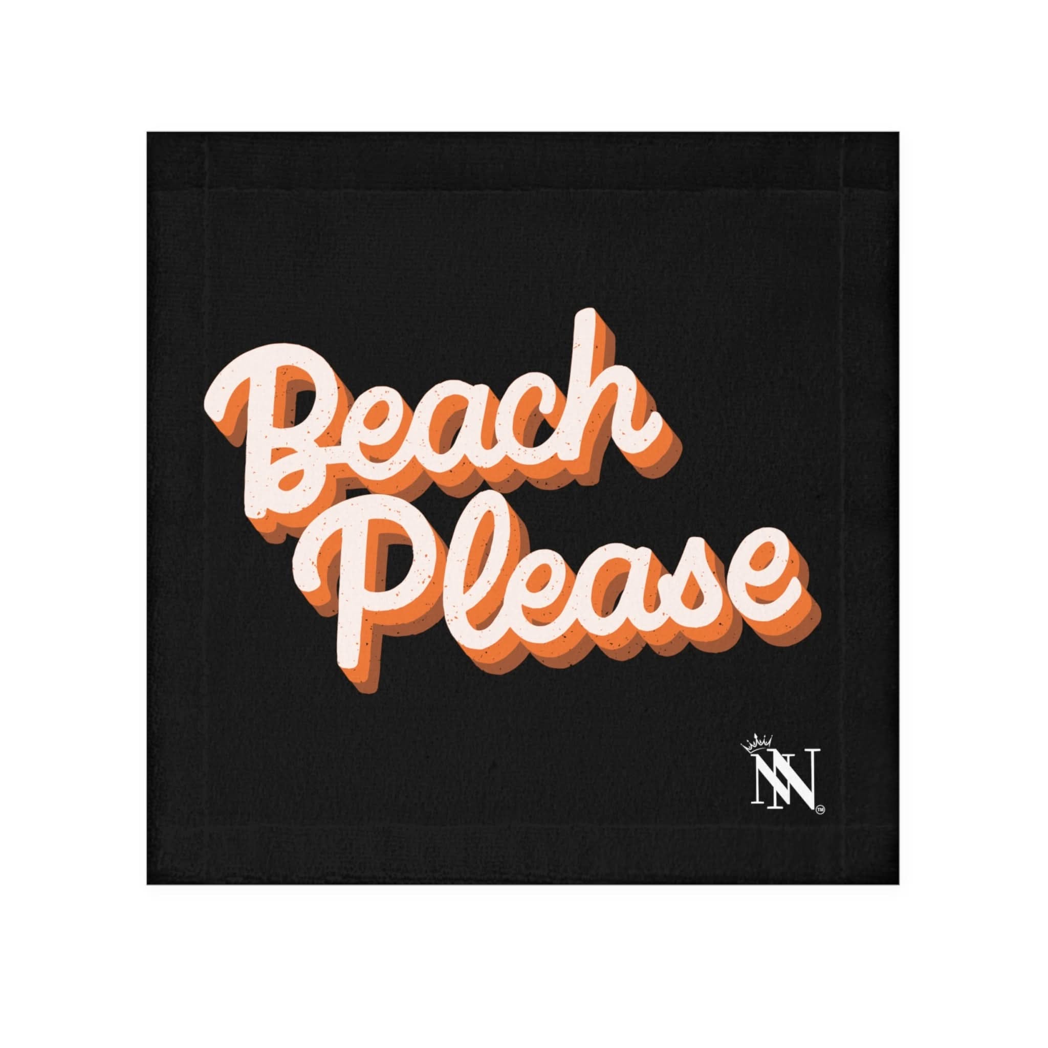 Beach Please Black | Mix & Match Lils’ Fun-Flirty Lovers’ Towels