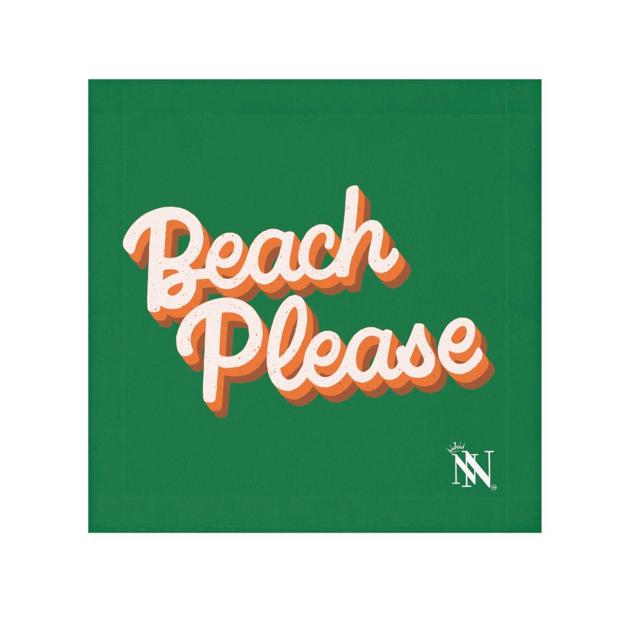 Beach Please Green | Mix & Match Lils’ Fun-Flirty Lovers’ Towels