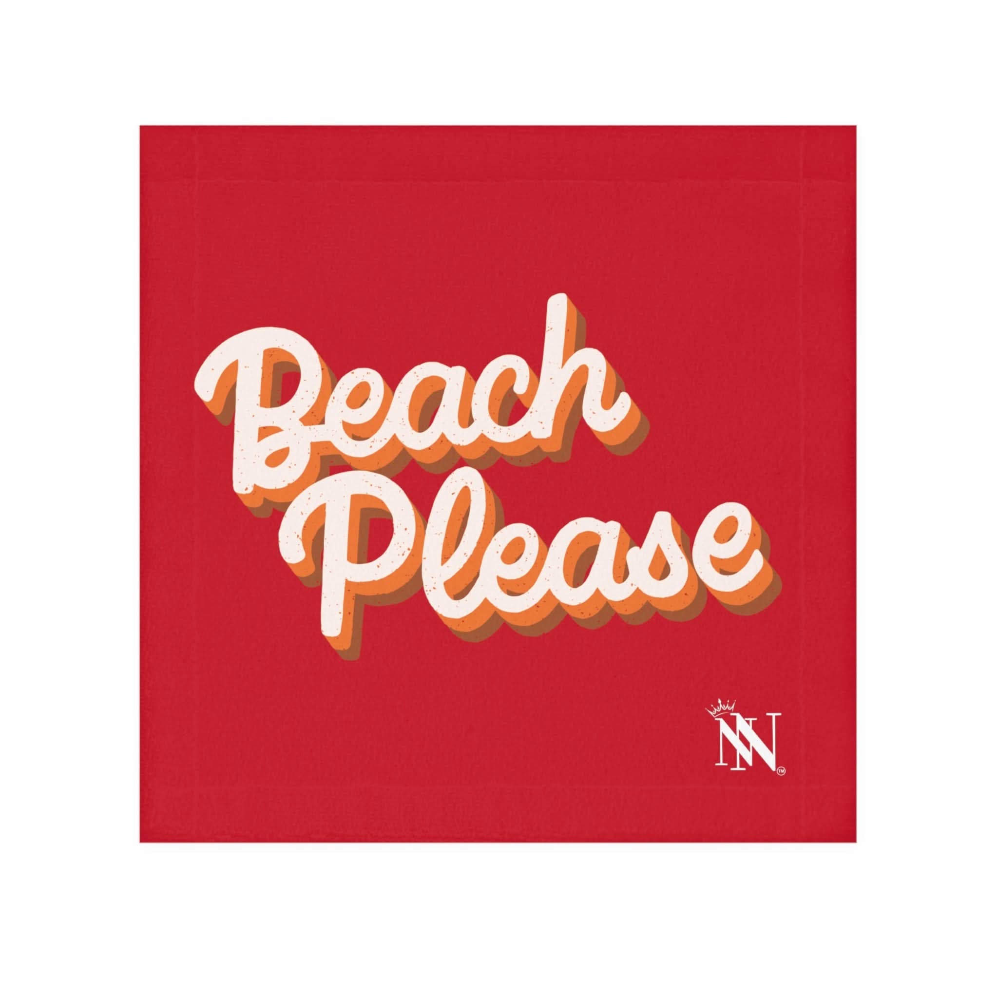 Beach Please Red | Mix & Match Lils’ Fun-Flirty Lovers’ Towels