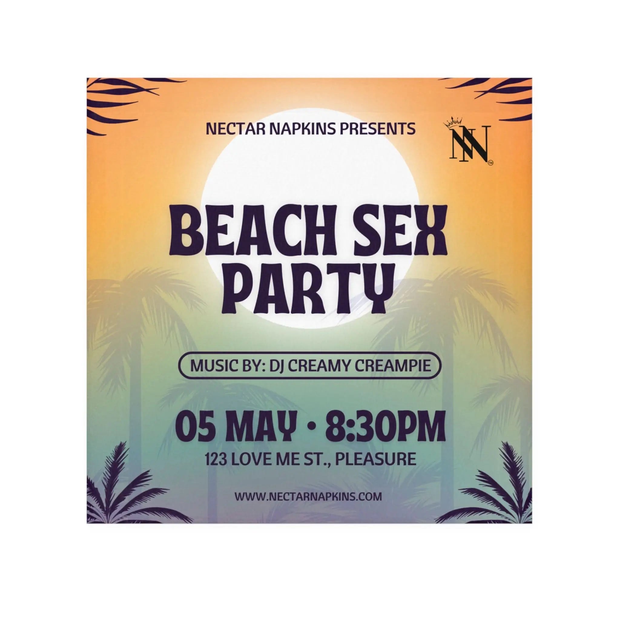 Beach Sex Party | Mix & Match Lils’ Fun-Flirty Lovers’ Towels