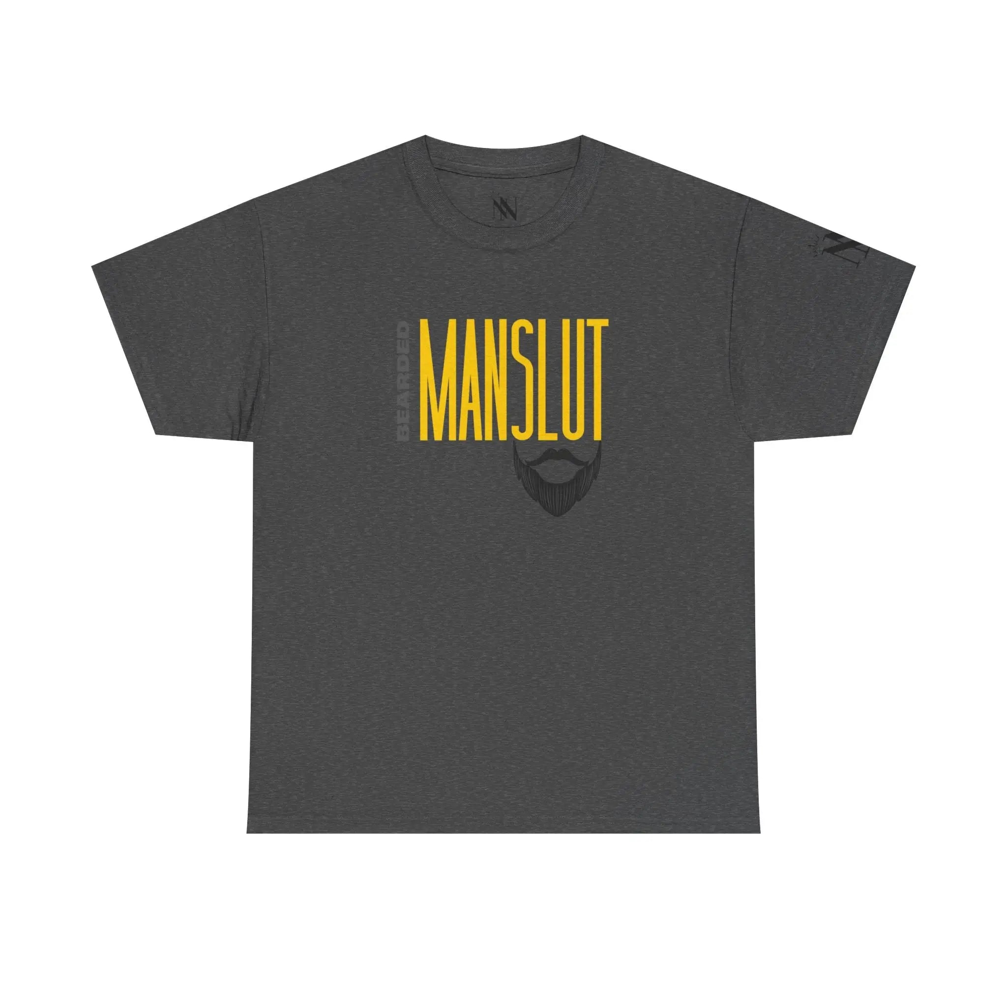 Bearded Man Slut | Mix & Match 100% Cotton Unisex Fun-Flirty Lovers’ Tees