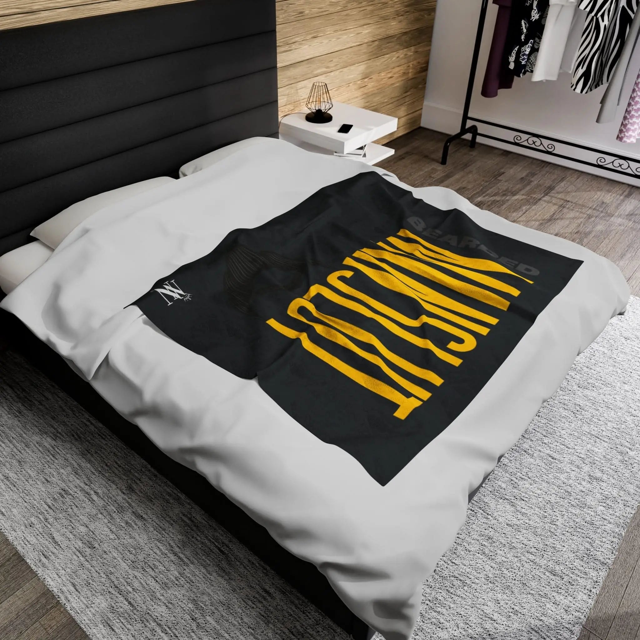 Bearded Man Slut | Mix & Match Fun-Flirty Lovers’ Blankets