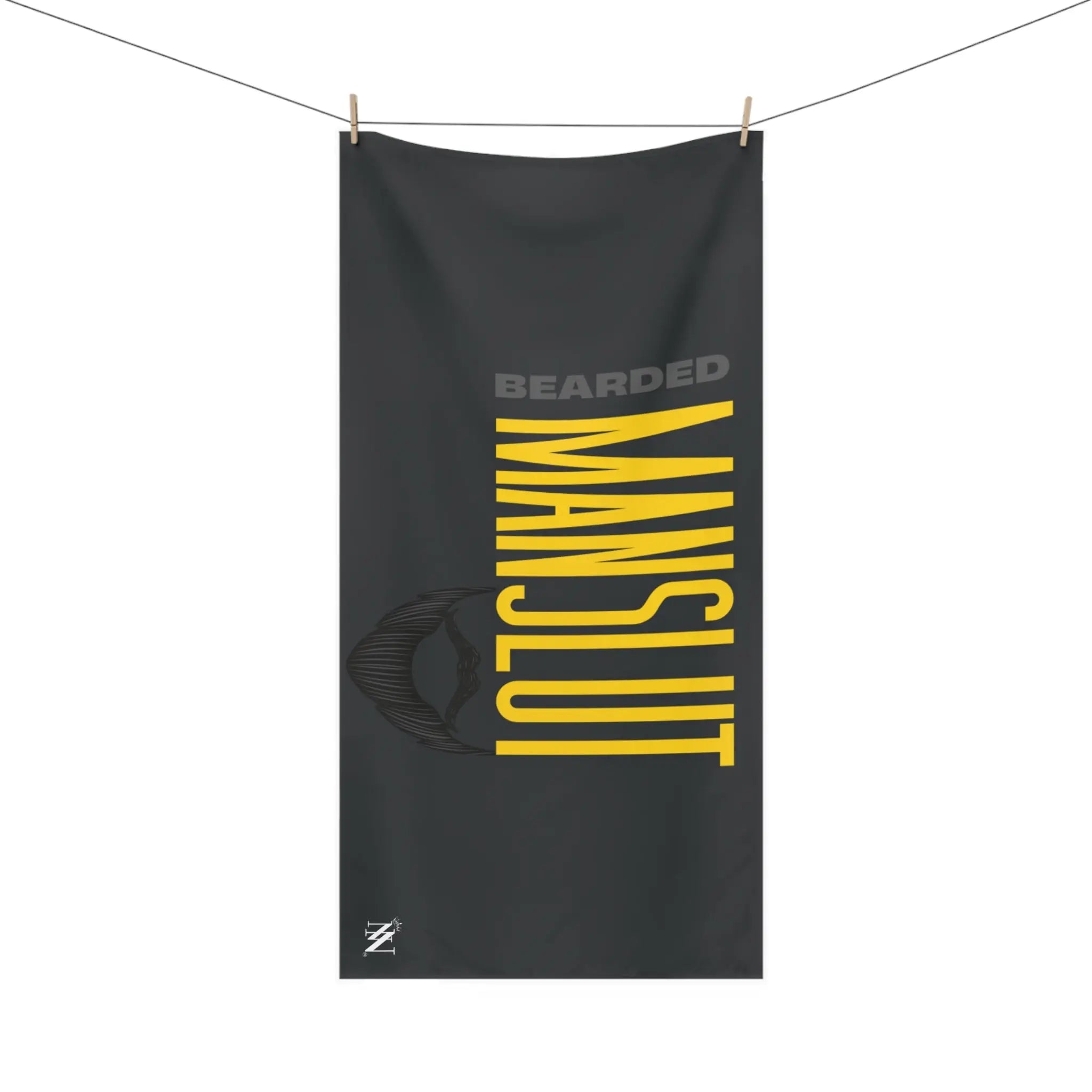 Bearded Man Slut | Mix & Match Naughty XL Fun-Flirty Lovers’ Towels