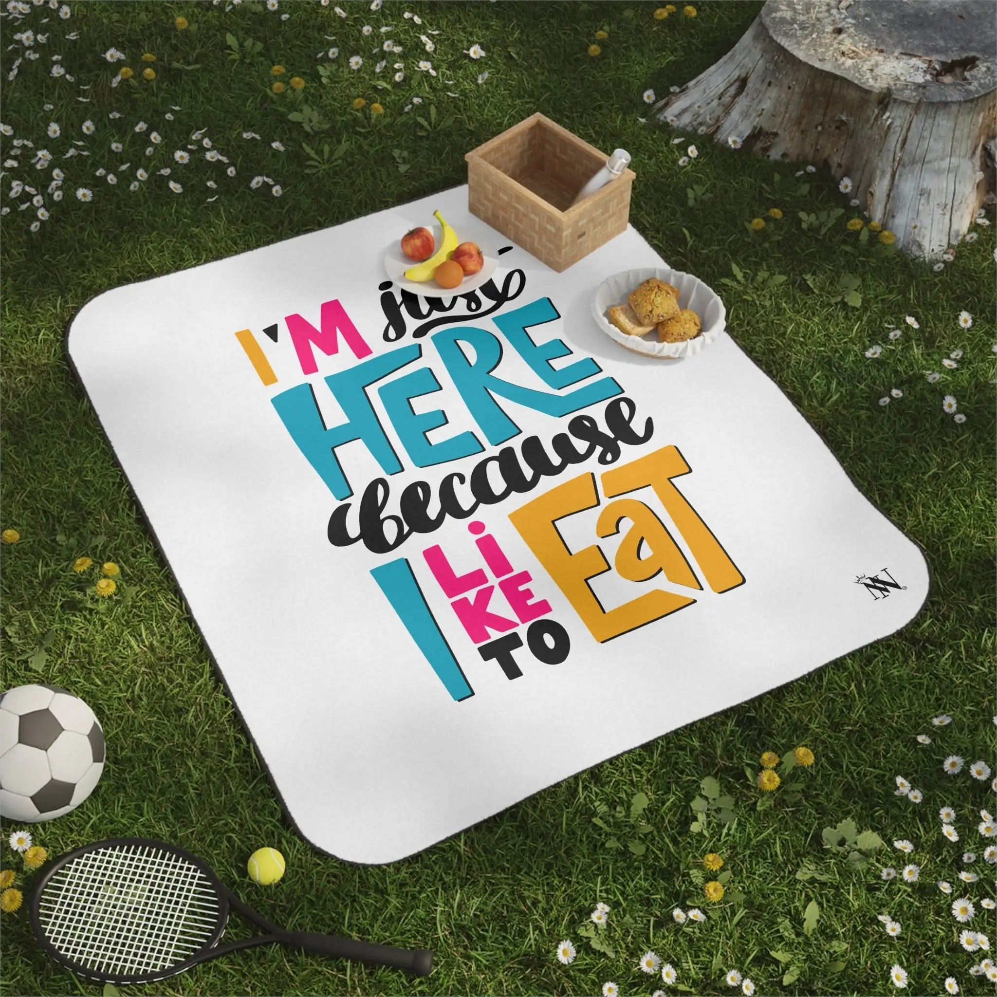 Because I Like to Eat | Mix Match Fun-Flirty Lovers’ Water-Resistant Blankets