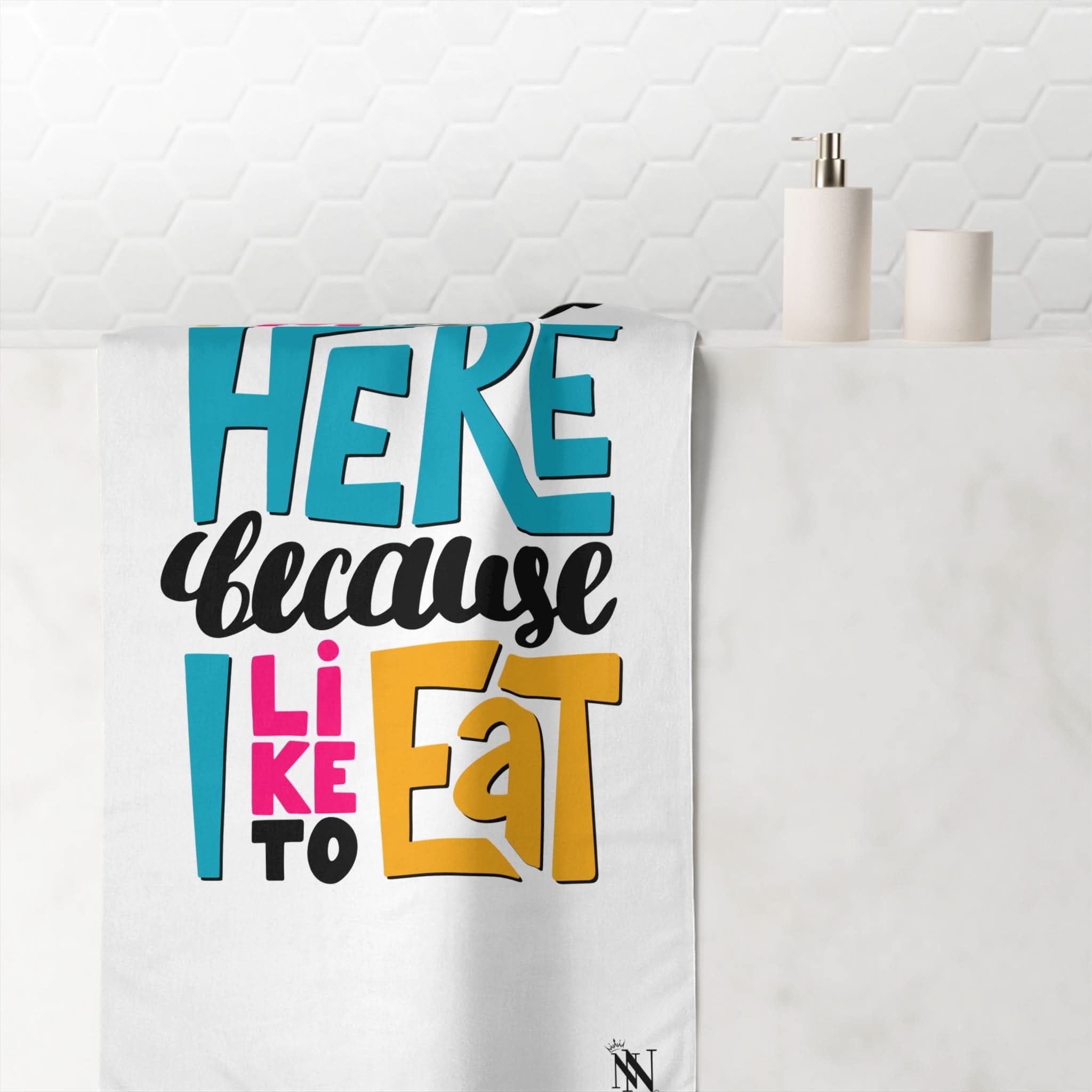 Because I Like to Eat | Mix & Match Naughty XL Fun-Flirty Lovers’ Towels