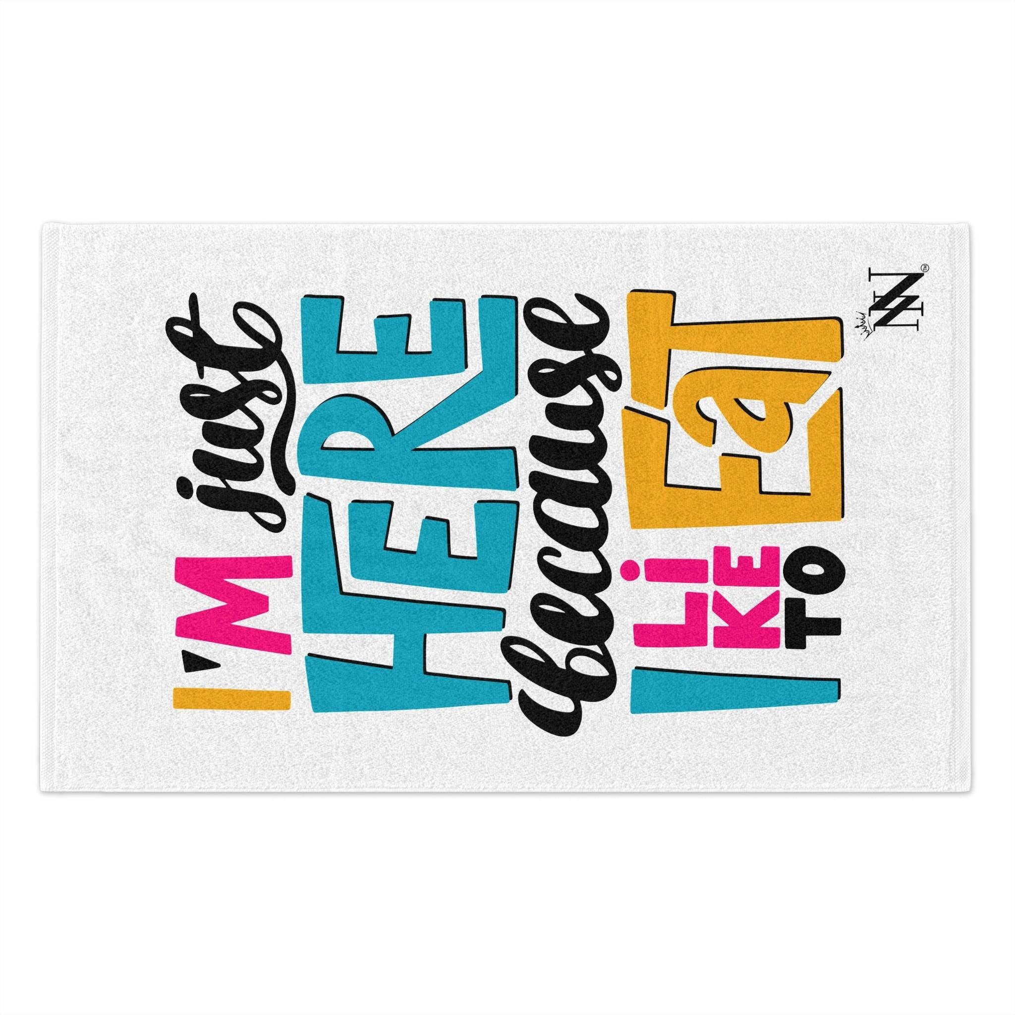 Because I Like to Eat | Mix & Match Soft Fun-Flirty Lovers’ Towels