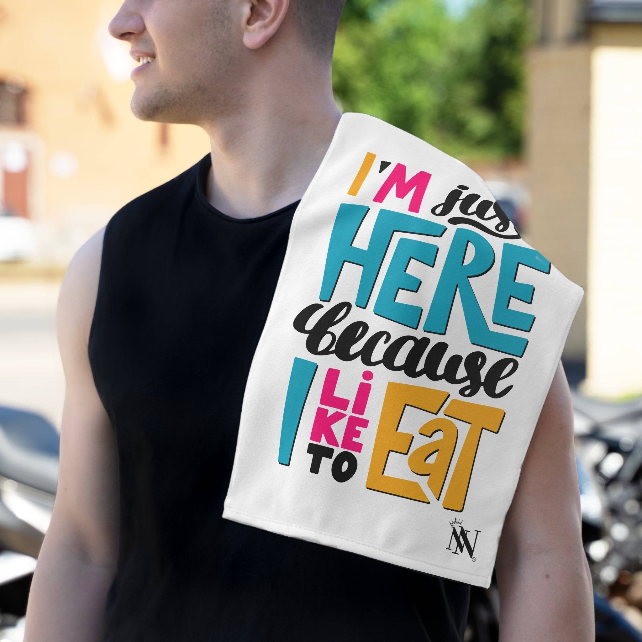 Because I Like to Eat | Mix & Match Soft Fun-Flirty Lovers’ Towels