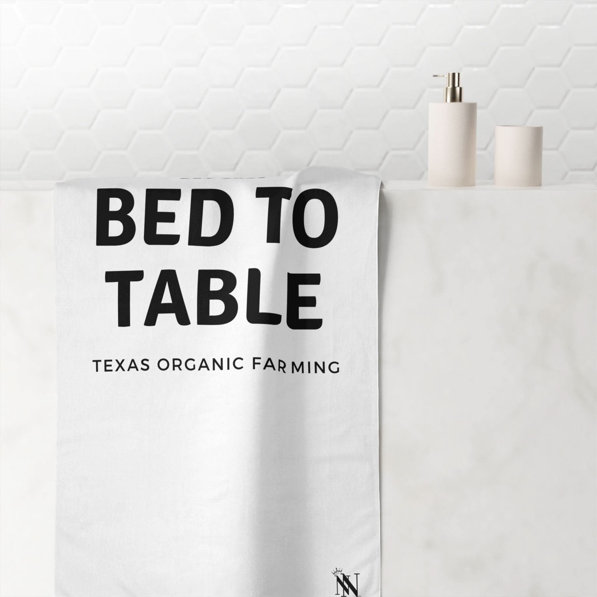 Bed to Table Organic Farming | Mix & Match Naughty XL Fun-Flirty Lovers’ Towels