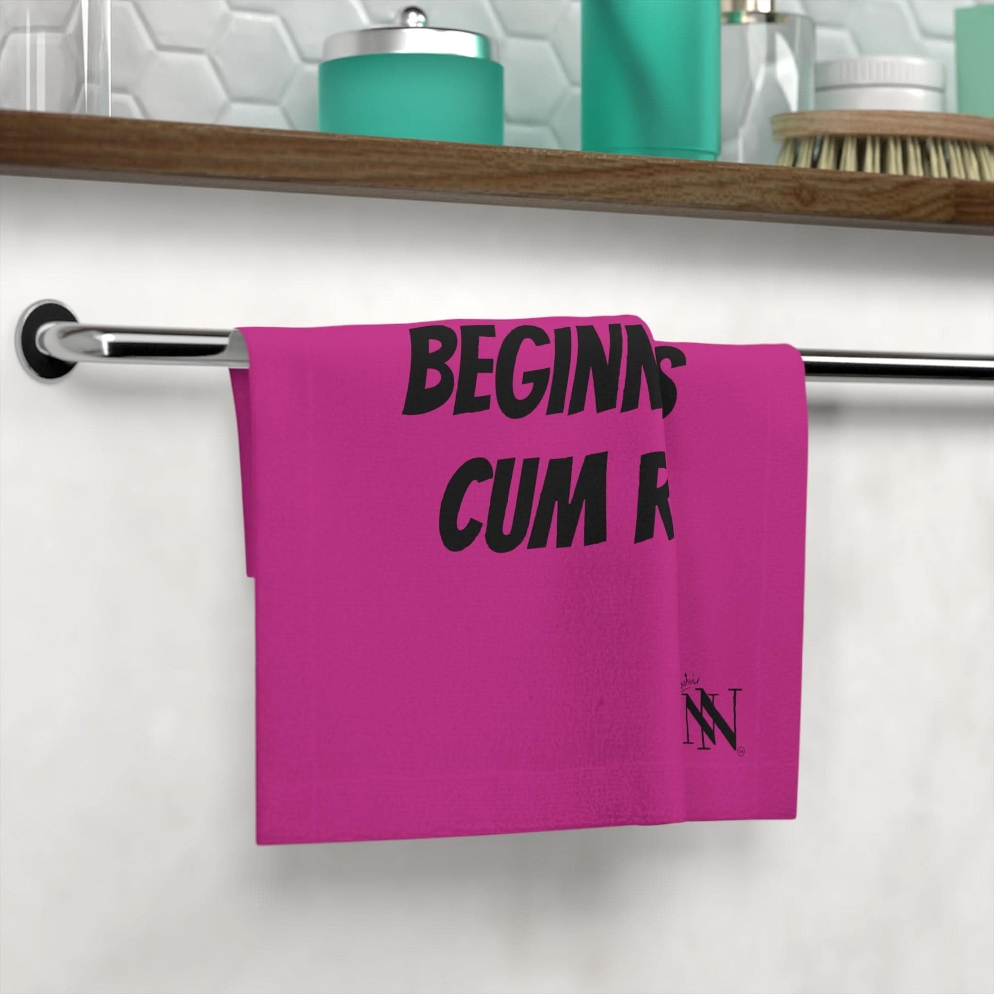 Beginner Cum Rag Fuscia | Mix & Match Lils’ Fun-Flirty Lovers’ Towels
