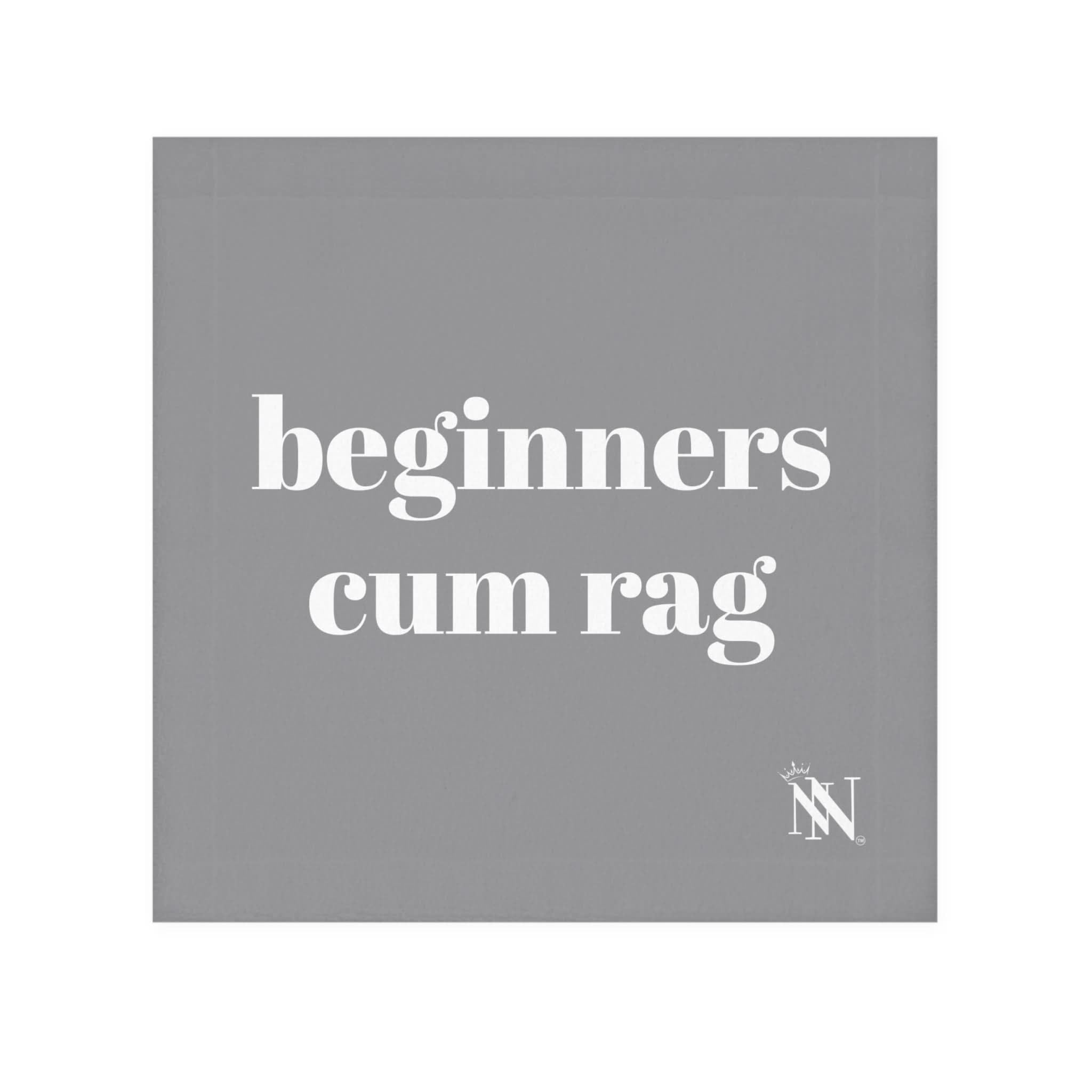 Beginner Cum Rag Grey | Mix & Match Lils’ Fun-Flirty Lovers’ Towels