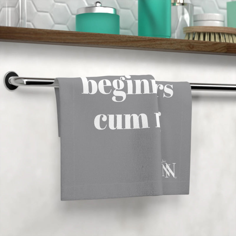 Beginner Cum Rag Grey | Mix & Match Lils’ Fun-Flirty Lovers’ Towels