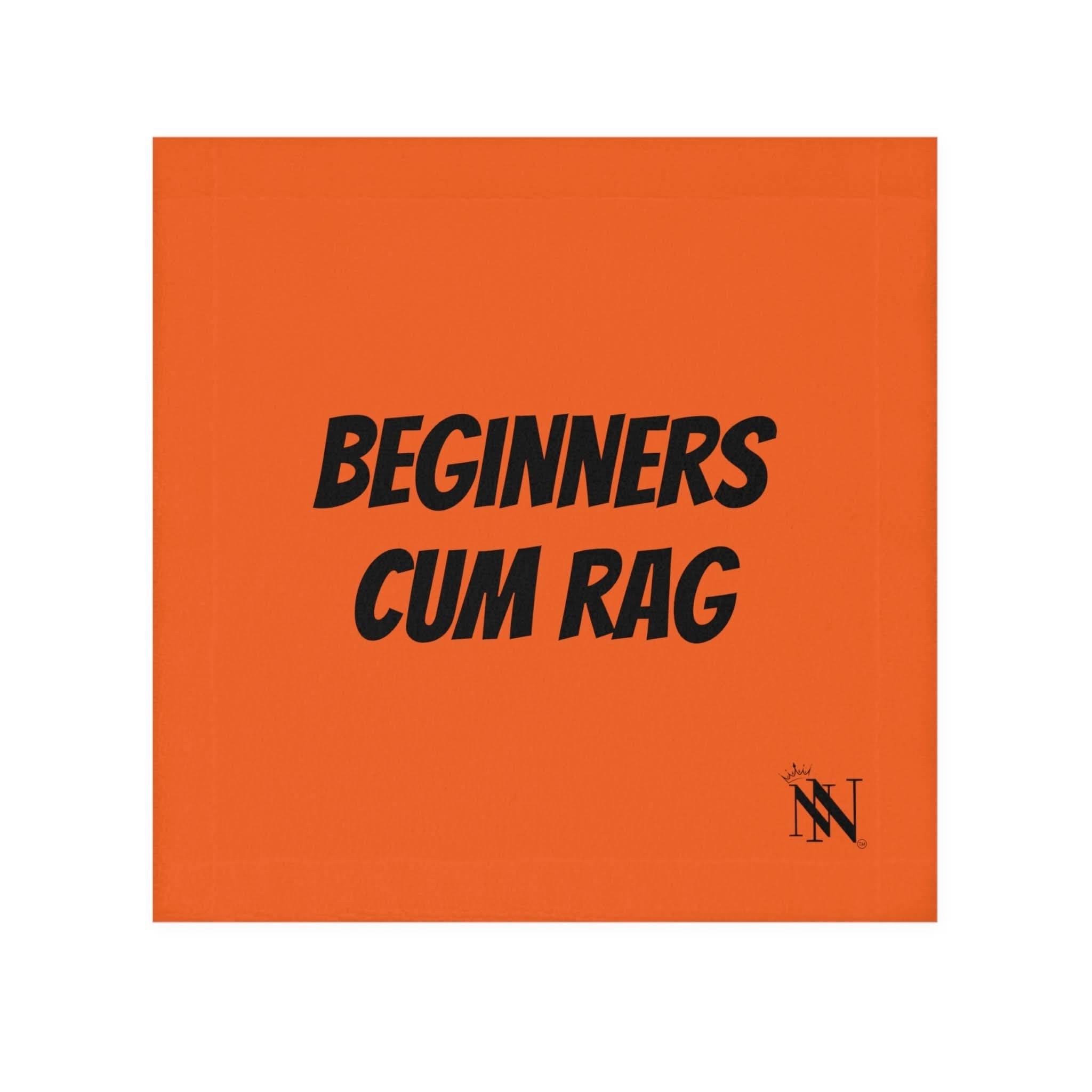 Beginner Cum Rag Orange | Mix & Match Lils’ Fun-Flirty Lovers’ Towels