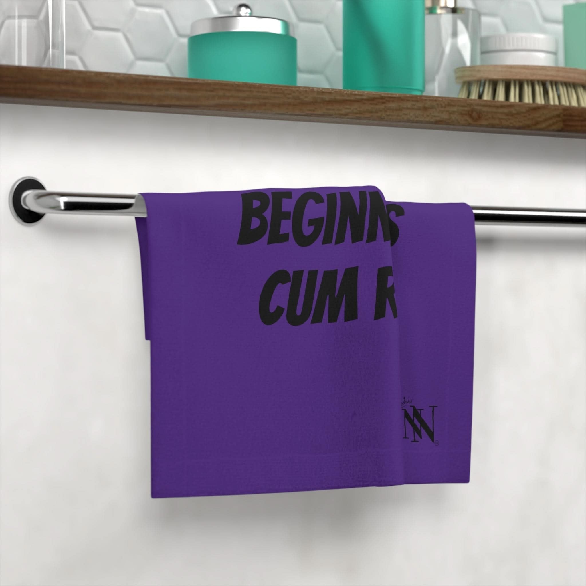 Beginner Cum Rag Purple | Mix & Match Lils’ Fun-Flirty Lovers’ Towels