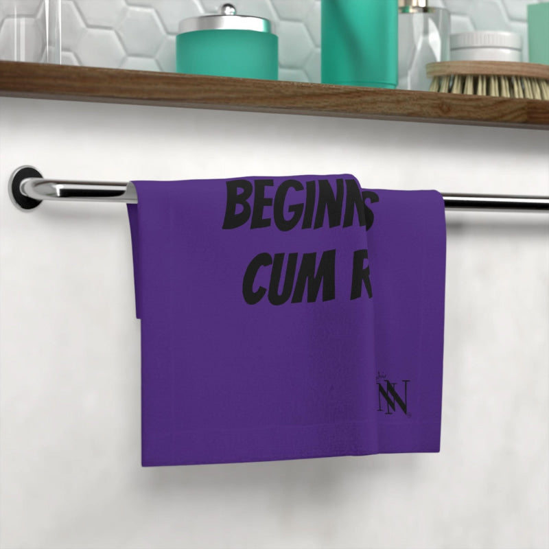 Beginner Cum Rag Purple | Mix & Match Lils’ Fun-Flirty Lovers’ Towels