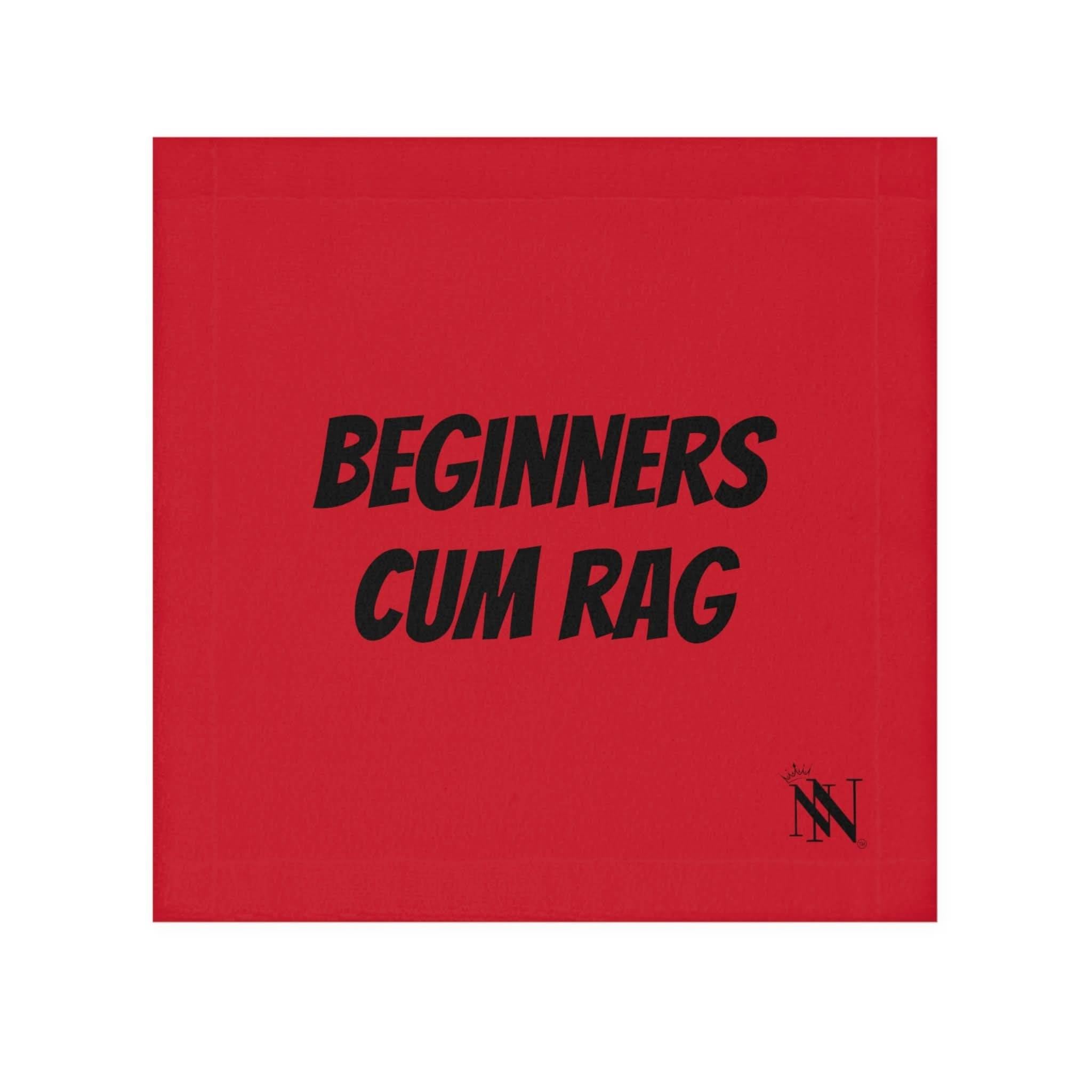 Beginner Cum Rag Red | Mix & Match Lils’ Fun-Flirty Lovers’ Towels